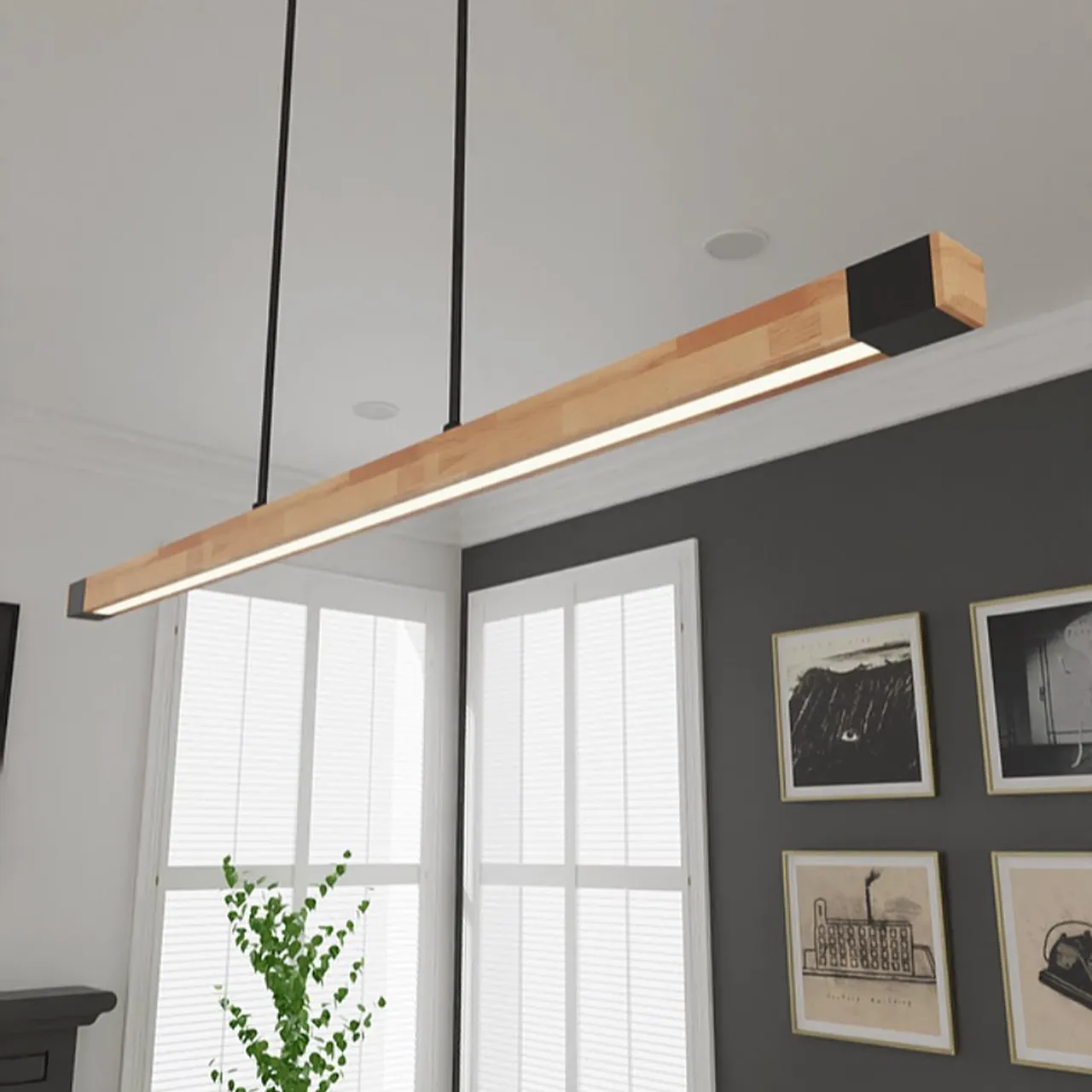 Eviniz veya ofisiniz için gerçek ahşaptan şık bir seçenek; Diversi Design LED Sarkıt Lamba #aydınlatma #lighting #avizemodelleri