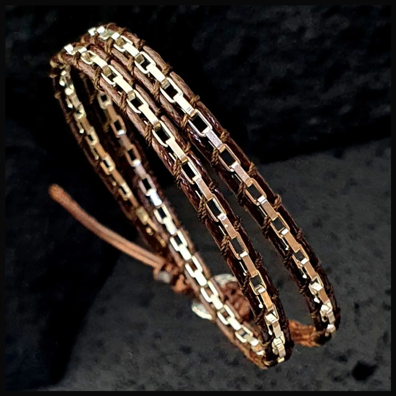 BROWN SOLID SILVER CHAIN TWISTED SLIM BRACELET
Handmade Natural Gemstone Jewelry
All our design prepares according to your given size with love.
Please visit our esty shop for order;
https://www.etsy.com/shop/SevenArtJewelry
#etsy#handmadejewelry#sevenartjewelry#etsysuccess#etsyshop#etsymarket#uniquedesign#qualityworkmanship#qualitystone#Solidsilver#925sterlingsilver#silverbracelet#chain#chainbracelet @etsy
@etsysuccess
@sevenartjewelryshop