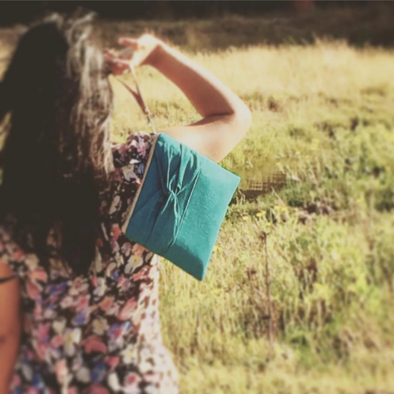 Afternoon stroll. #westmarin #sunset #countryside #bohostyle #bohemianfashion #wristlet #etsy