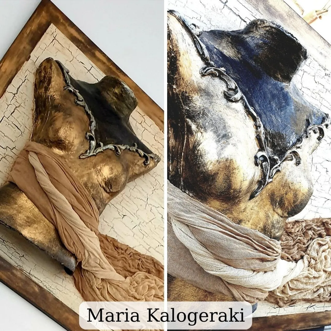 Δείτε μια υπέροχη ιδέα σε Καμβά με μπούστο και τους σκληρυντές Paverpol από την Αγαπημένη μας Maria Kalogeraki  το Αγαπήσαμε !! Εσείς τι εντυπώσεις έχετε ❤😍🎊? #paverpolart #paverpol ##cracklé  #crafts #creations  Δείτε όλα τα υλικά Paverpol εδώ ➡️https://bit.ly/2DUglEp