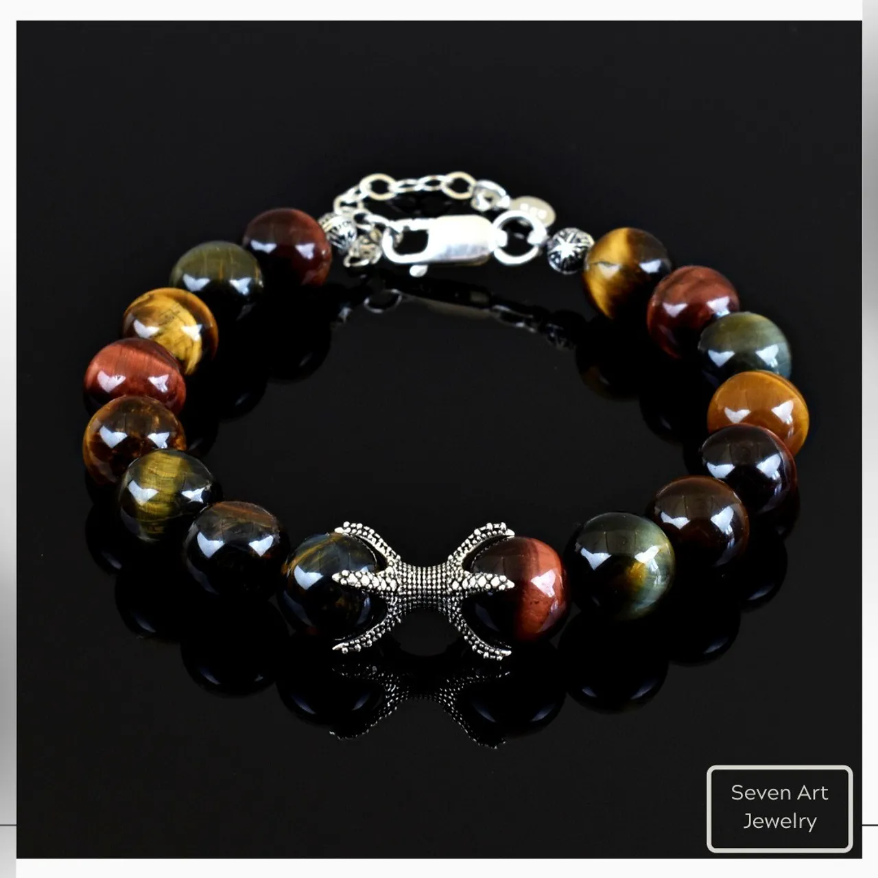 NATURAL TIGER'S EYE & SILVER BRACELET
Handmade Natural Gemstone Jewelry
All our design prepares according to your given size with love.
Please visit our #esty shop for order;
https://www.etsy.com/shop/SevenArtJewelry
#etsy#hematitestone#handmadejewelry#sevenartjewelry#etsysuccess#etsyshop#etsymarket#uniquedesign#qualityworkmanship#qualitystone#tigerseye#tigereye#solidsilver#eagleclaw#tigereyebracelet