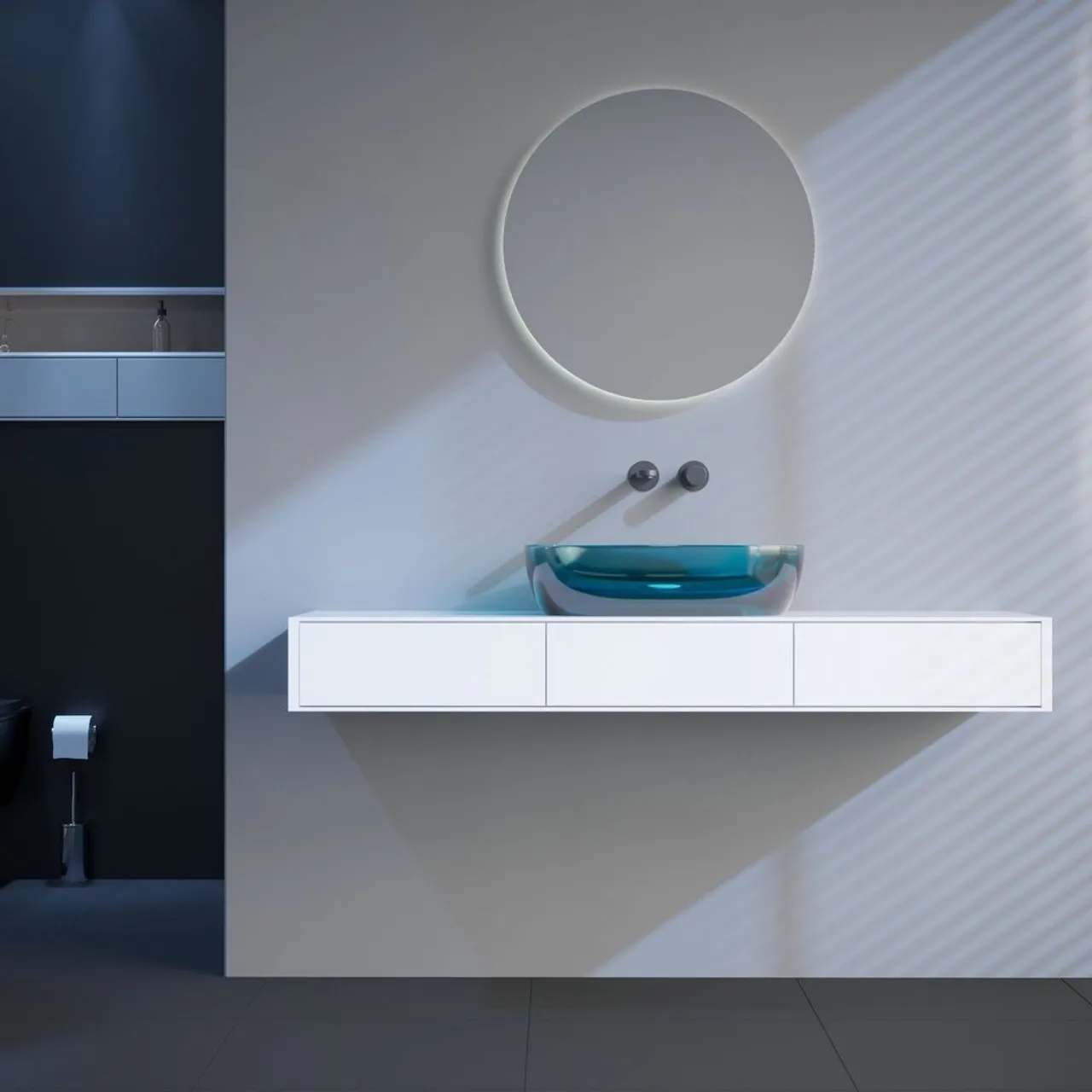 Ein sehr schöner Spiegel in unserem Sortiment einfach hereinschauen und bewundern! Ein runder Spiegel in der Größe: 80 cm. Moon ist ein schöner und runder Spiegel, der auf natürliche Weise mit den Form spielt, wobei der Spiegel seine eigene eleganz erreicht. Der runde Form wirkt besonders modern durch die Ruhe, die das Design ausstrahlt. Neben den ästhetischen Vorteilen, die der Spiegel dem Innenraum bringt, tragen die funktionalen Eigenschaften dazu bei, ein größeres Raumgefühl und natürliches Licht zu schaffen.

#spiegel24 #unserzuhause #eigenheim #solebenwir #villa #hausbau #inspiration #bad #badezimmer #waschtisch #badewanne #freistehendebadewanne #lichtgestaltung #einrichtungsideen #badezimmerinspo #badinspo #bathroom #bathroomgoals #bathroomdesign #decoration #interiordesign #modernliving #like duravit zencha #interior #interiorlover #whitehome #homedesign #spiegelshop24