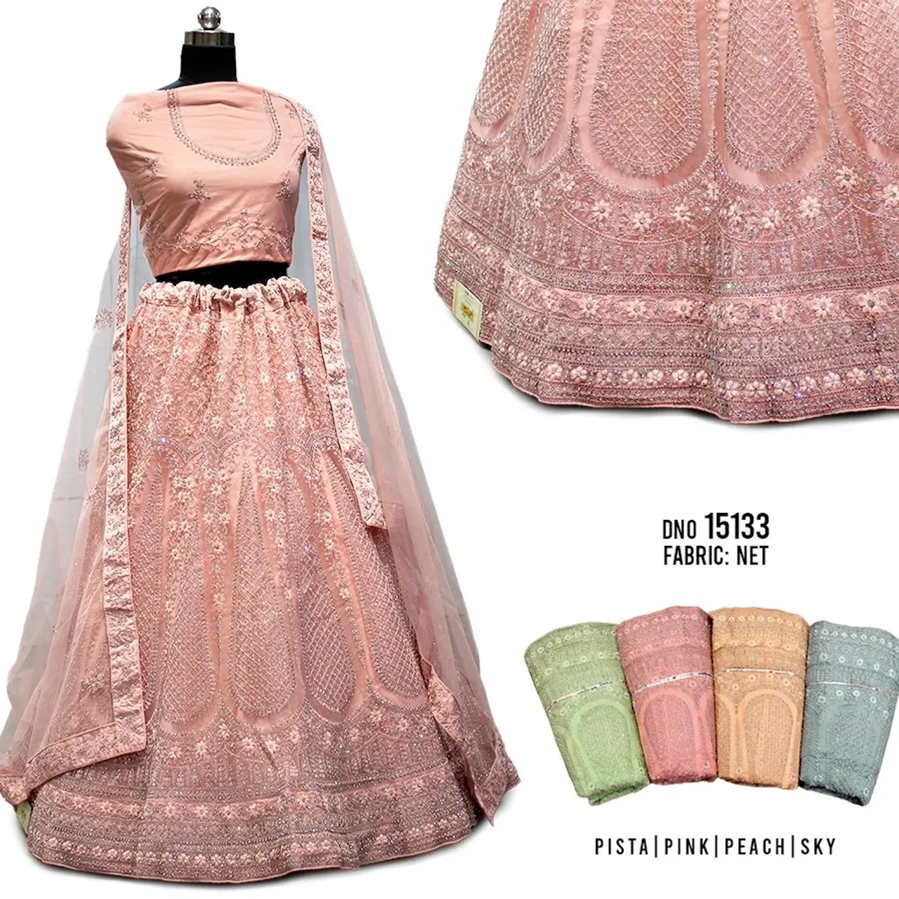 #lehenga #lehengalove #peachlehenga #weddinglehenga #receptionlehenga #engagementlehenga #party #women #girls #girlish #bridesmaid