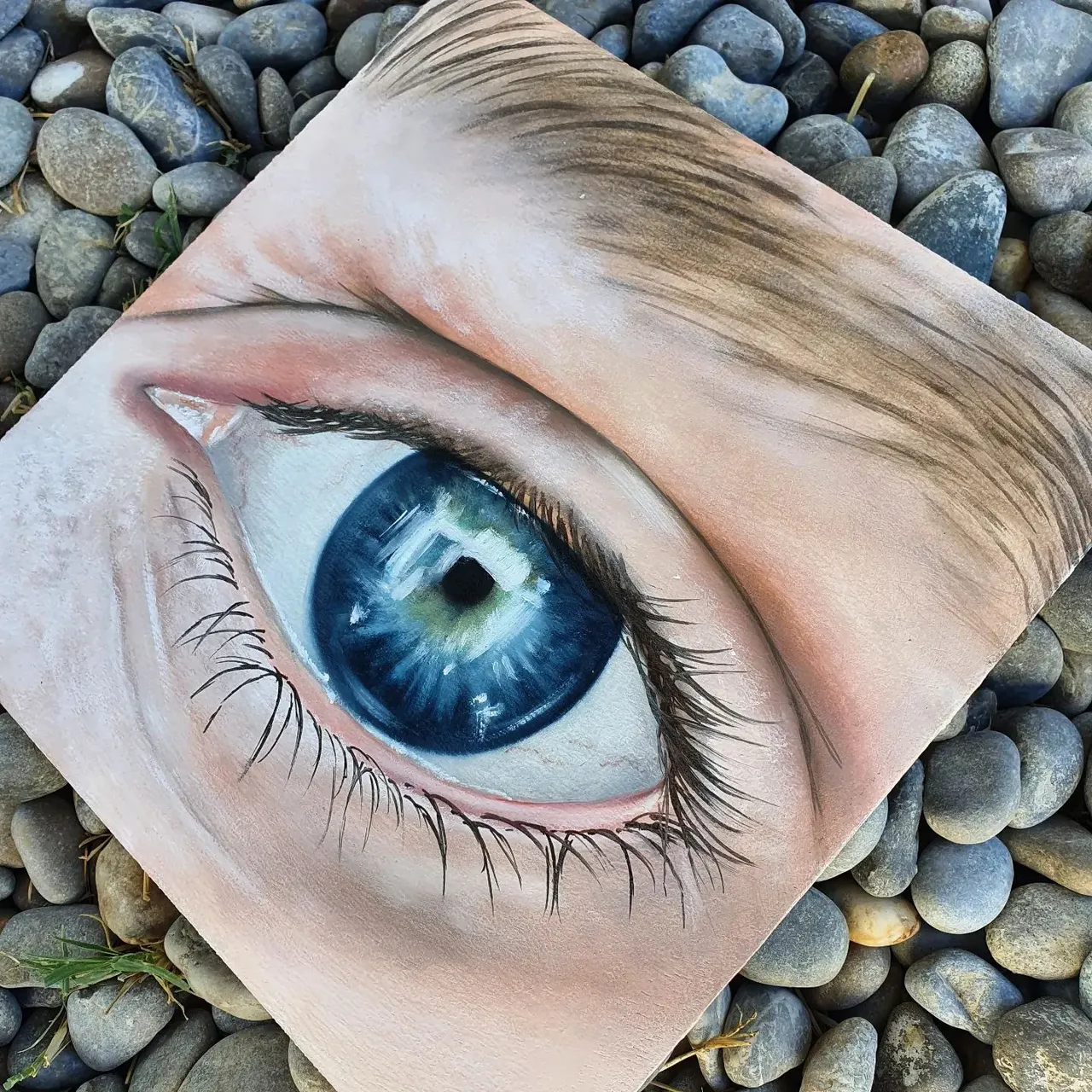 Eye: Jeroen Molenaar
We've opened our eyes
Oil on wood
20x20cm
Story of Jeroen:
Waking up sounds like something active.
At first, you quietly lay asleep perhaps you are dreaming, but now you are awake and can participate in the day again.
Where previously - unconsciously - you saw everything from the darkness of your sleep, now you feel the light on your skin for the first time, and you see everything in a different light.
For me, however, it feels exactly the opposite.
It feels like the more time goes by,
The more I become who I always was.
I don't remember anything else than that I've always felt different.
Like you never quite fit in.
But slowly you learn to adapt
and especially learn how to behave.
Instead of embracing your quirks,
you are denying them.
Slowly getting more and more unhappy.
Not belonging anywhere.
Always wondering and looking.
But as time passes,
The more I get to know who I always was.
With what I already felt as a child
And the questions I asked.
Questions that weren't weird
But to which there were no easy answers.
Rather confrontational,
then conforming
The more time passes,
The more I can be who I always was
Of my own.
And for that
I am grateful
I am still looking for more eyes to paint, so are you interested in participating 👇🏼
https://www.debbievervoort.com/project-info