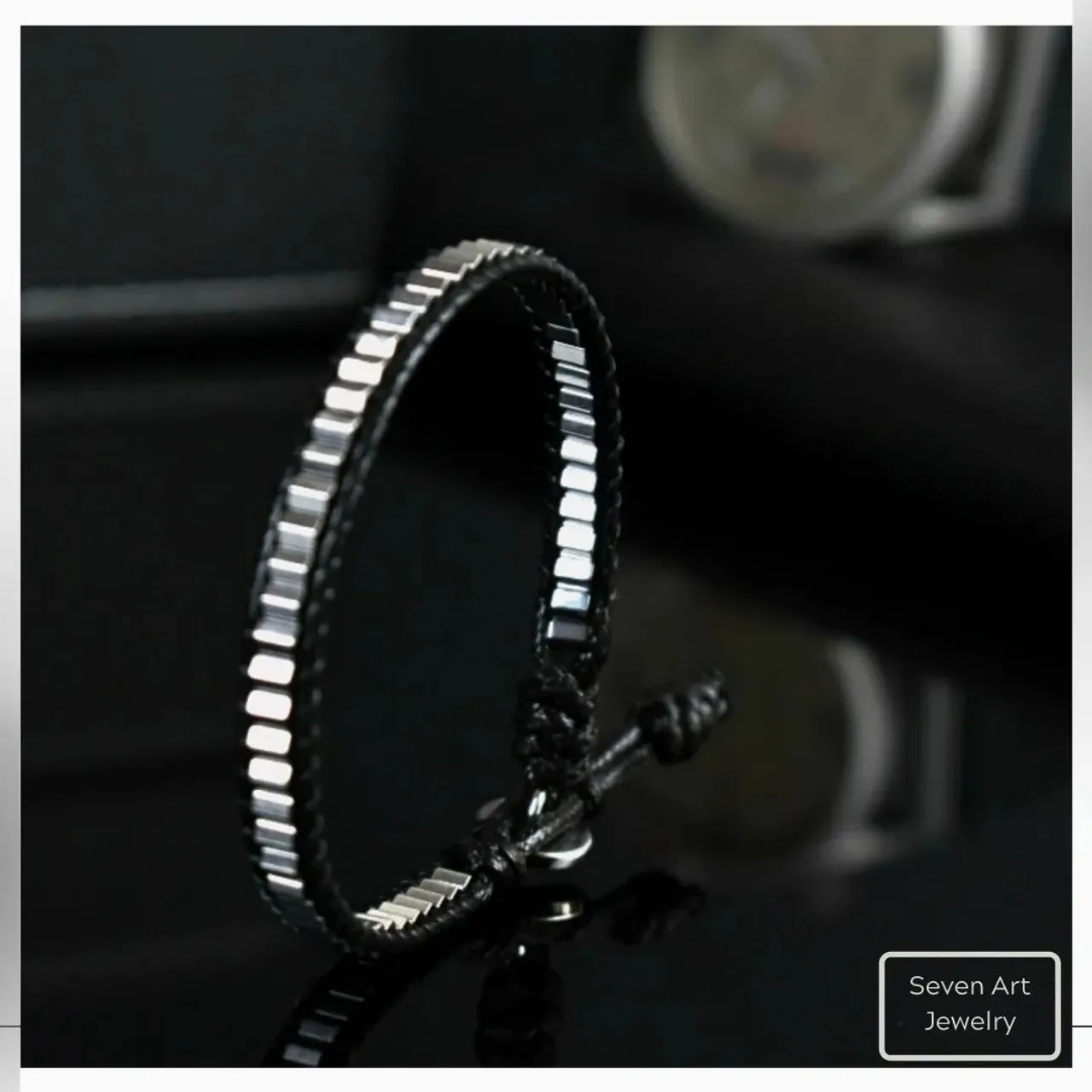 Hematite Slim Bracelet
Silver color

#etsy #etsyshop #etsyseller #theetsies