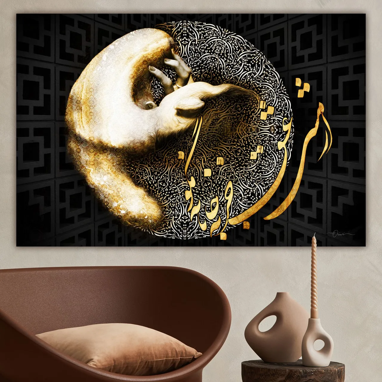 از مستی عشق جز به جانانه مگو
#خوشنویسی: @panahi994
█ Designed by one of the best Persian digital and hands-on designers.

♥♥♥ 100% CUSTOMER SATISFACTION GUARANTEED ♥♥♥

✅Visit our website to view sizes and prices. Link in Bio @oriavi.shop

#oriavi #wallart #homedecor #iraniangifts #artwork #modernart #persianart #persianrug