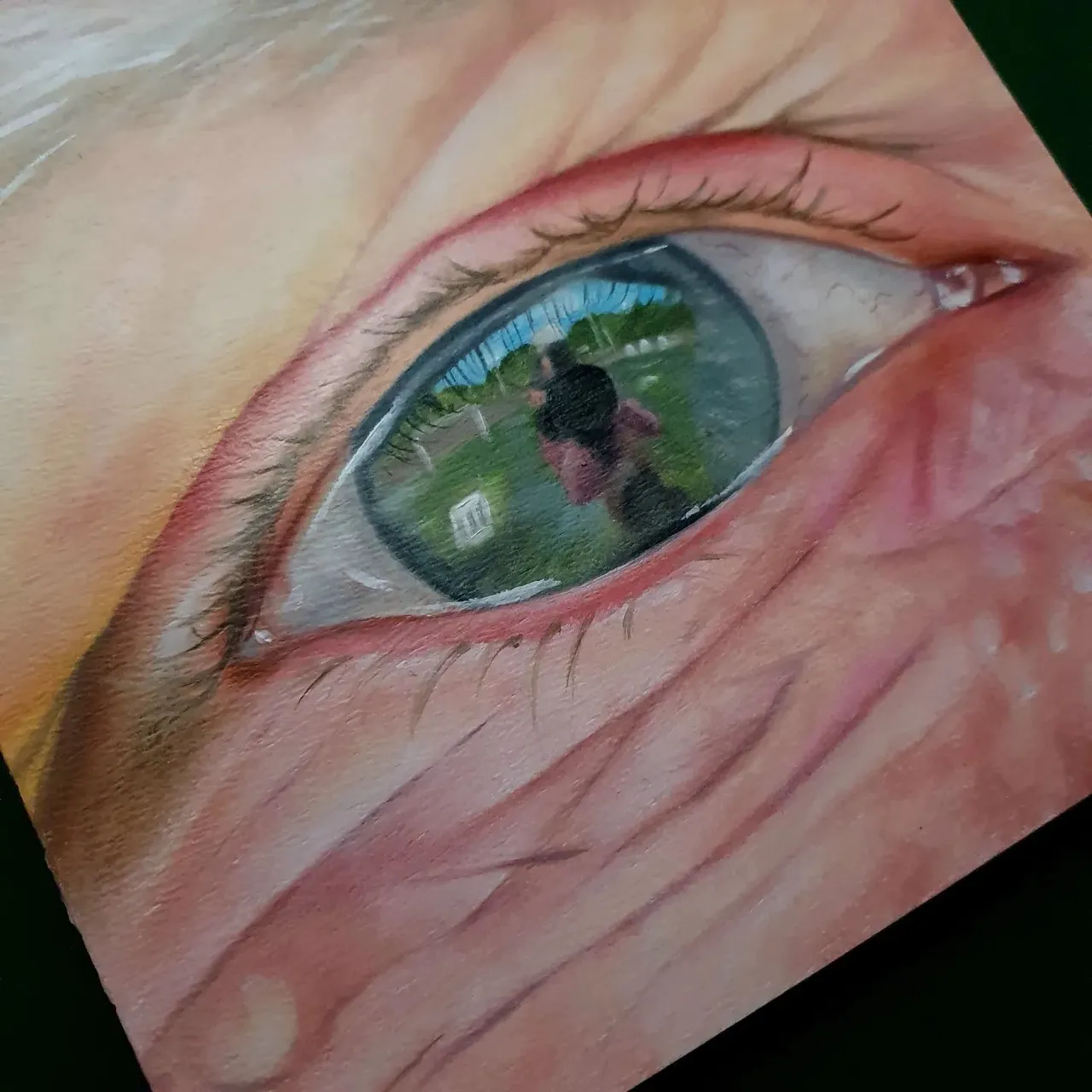 Eye: Harold van Kooten
We've opened our eyes
Oil on wood
20x20cm
Story of Harold
After more than 2 years of depression (from mild to very severe) and anxiety disorders, I came out of this intense period at the beginning of October 2021. In retrospect, this was a kind of "reset" (what's in the name.....😉), because from that moment on I started listening more to my intuition instead of my mind (although I didn't switch that off either).
This made me doubt the corona event and I decide not to take the booster. Unfortunately, the first 2 shots were already taken, because I went along with the "flow" due to my depression.
From the end of January 2022, I started investigating what is actually going on and that has provided me with a lot of knowledge so far. This knowledge is not always fun, sometimes bizarre, sometimes amazing. But all I can say is that in these 3 months I have learned more from history than in my entire school career. Everything, absolutely everything, has been turned upside down, but it still gives me much more peace of mind than when I was not awake. It may sound contradictory, but it feels that way.
I will continue with my journey of discovery and I will also search for other work because I have been living at home for 3 years and will organize my working life very differently from the past 25 years.
Debbie, thank you for the opportunity to share my story and good luck with this beautiful and loving project!
I am still looking for more eyes to paint, so are you interested in participating 👇🏼
https://www.debbievervoort.com/project-info