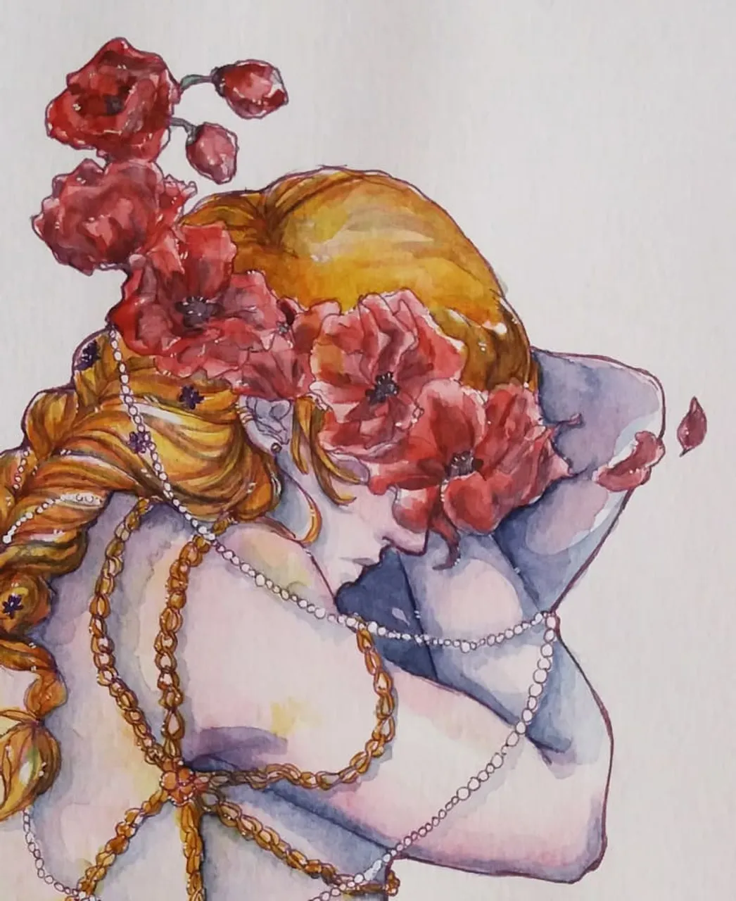 [Endymion]
Done ò__Ó9
I'll add a background digitally, so it doesn't look empty .w.

#meiran_illustration #watercolor #aquarell #illustration #illustrator #zeichnung #deutscheillustratoren #deutschezeichner #germanmangaka #mangaart #deutschemangaka #semirealism #zeichner #イラスト #イラストレーター #水画 #美少年 #bishounen #sketchbook #artistoninstagram