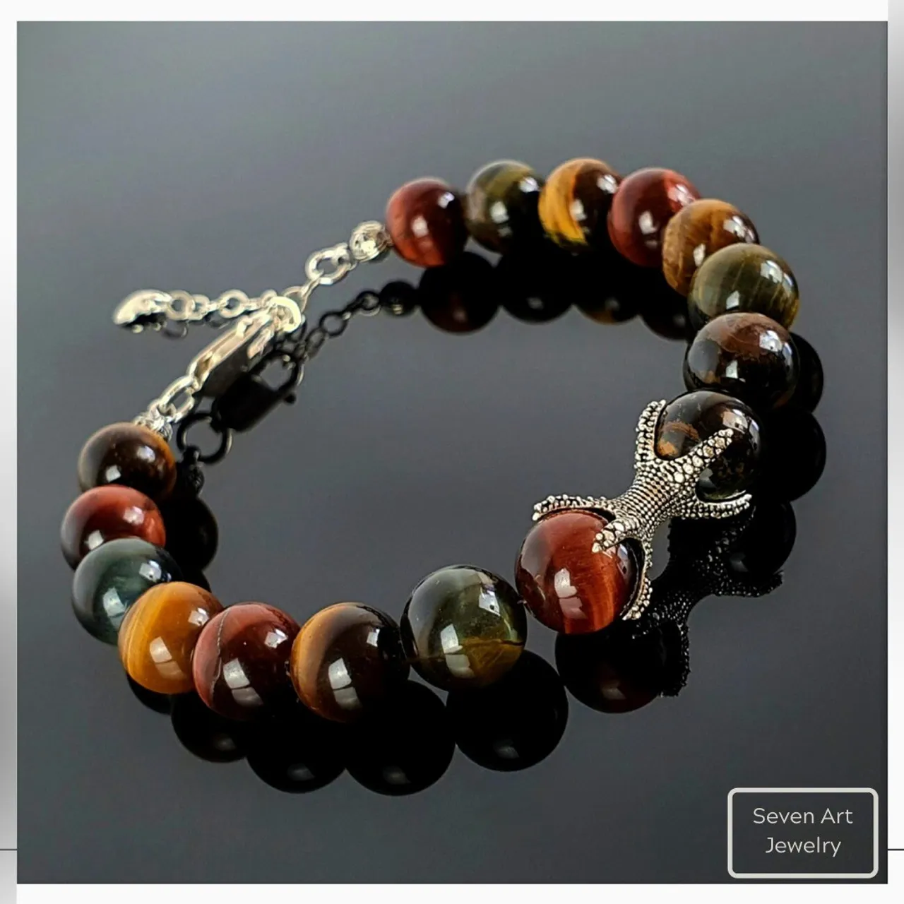 NATURAL TIGER'S EYE & SILVER BRACELET
Handmade Natural Gemstone Jewelry
All our design prepares according to your given size with love.
Please visit our #esty shop for order;
https://www.etsy.com/shop/SevenArtJewelry
#etsy#hematitestone#handmadejewelry#sevenartjewelry#etsysuccess#etsyshop#etsymarket#uniquedesign#qualityworkmanship#qualitystone#tigerseye#tigereye#solidsilver#eagleclaw#tigereyebracelet