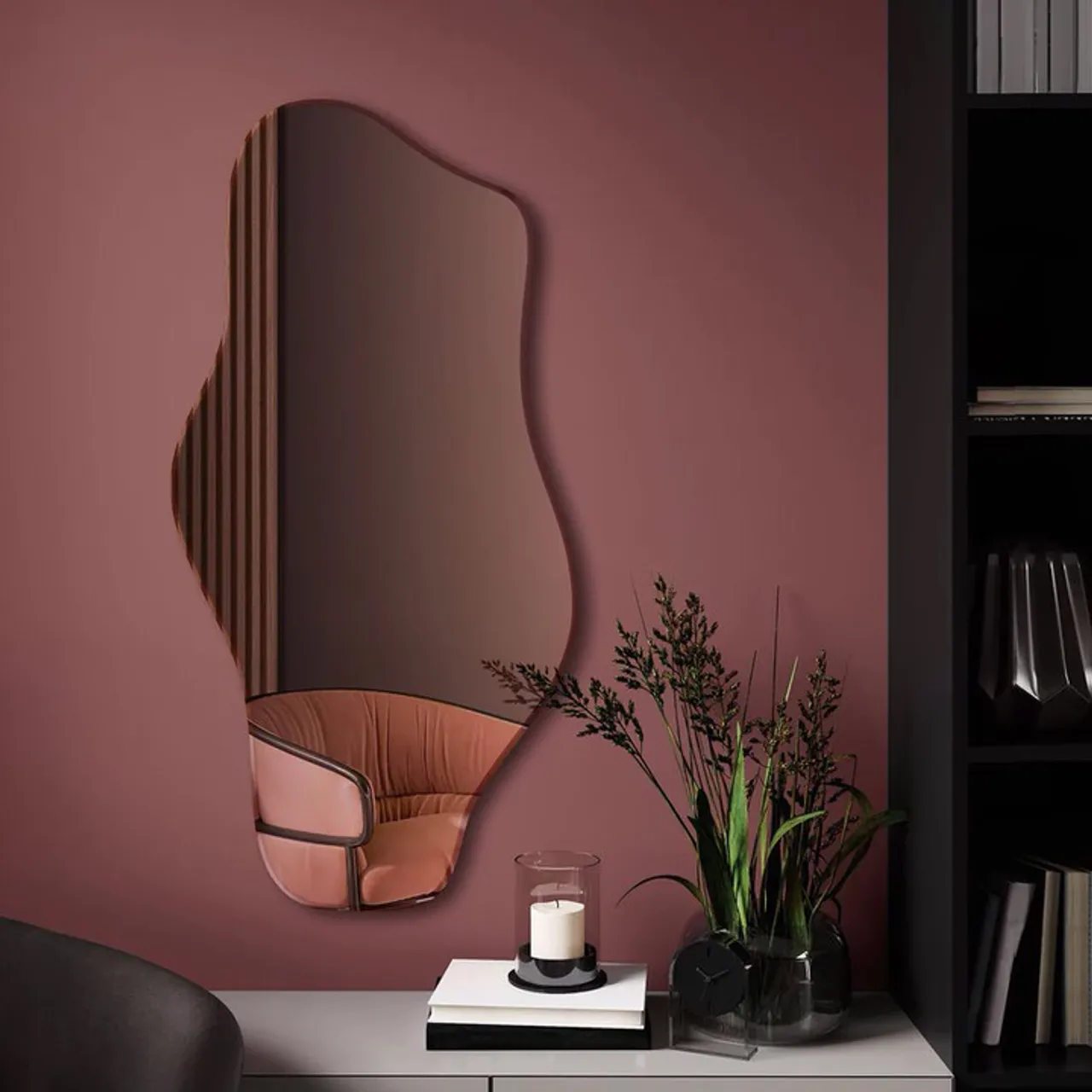 WELLE - Rose, Braun, Gold oder Klar - Ein organischer asymmetrischer Spiegel! Auf Anfrage!

Schöner asymmetrischer Spiegel in schöner Wellenform. Asymmetrische Spiegel sind besonders modern geworden, vor allem weil ihre natürlichen Formen einen ruhigen und schönen Ausdruck verleihen. Spiegel können verwendet werden, um den eigenen Raum zu öffnen.

#spiegel24 #unserzuhause #eigenheim #solebenwir #villa #hausbau #inspiration #wohnzimmertrends #freistehendebadewanne #lichtgestaltung #einrichtungsideen #wohnzimmerinspo #wohninspo #wohnzimmer #wohnzimmergoals #wohnzimmerdesign #decoration #interiordesign #modernliving #like INCA #interior #interiorlover #whitehome #homedesign #spiegelshop24