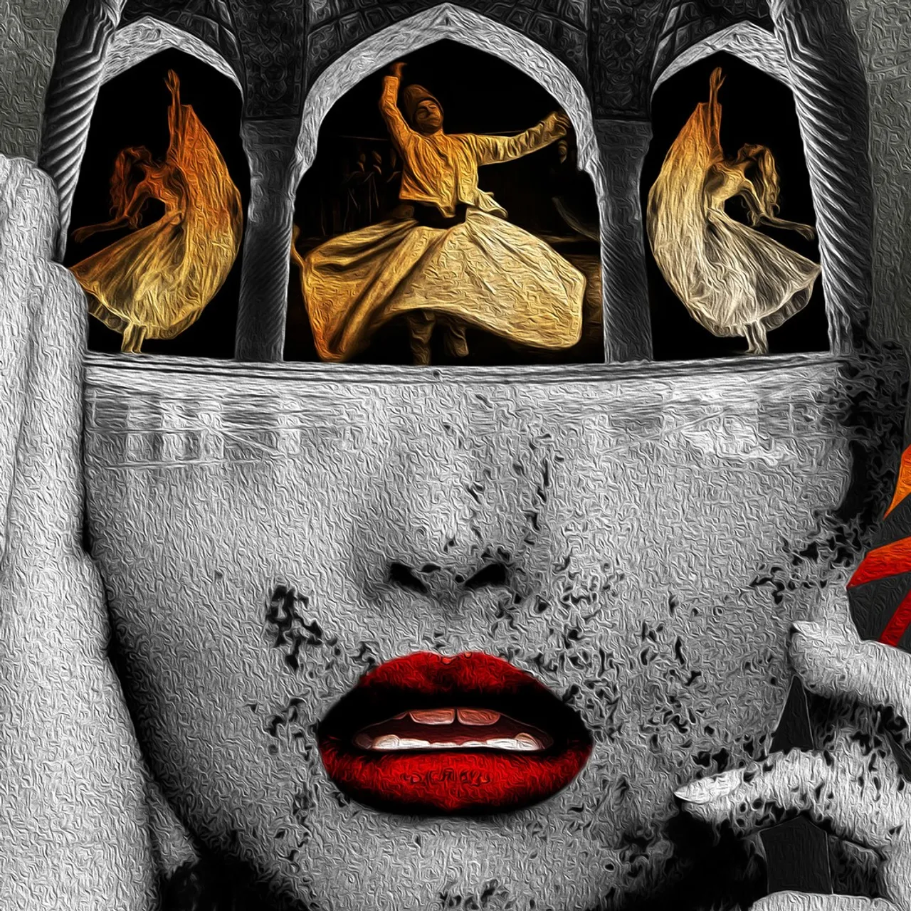 English translation of the poem of RUMI:

"The world is meaningless and it’s residents are nothing , you’re nothing do not get involve in pointless things

Do you know what is laid before you after life , love and affection and the rest is null and void"

دنیا همه هیچ و اهل دنیا همه هیچ
ای هیچ برای هیچ بر هیچ مپیچ
دانی که پس از عمر چه ماند باقی
مهر است و محبت است و باقی همه هیچ
✅Visit our website to view sizes and prices. Link in Bio @oriavi.shop

#oriavi #wallart #art #homedecor #walldecor #artwork #modernart #calligraphy #rumi #iranianart