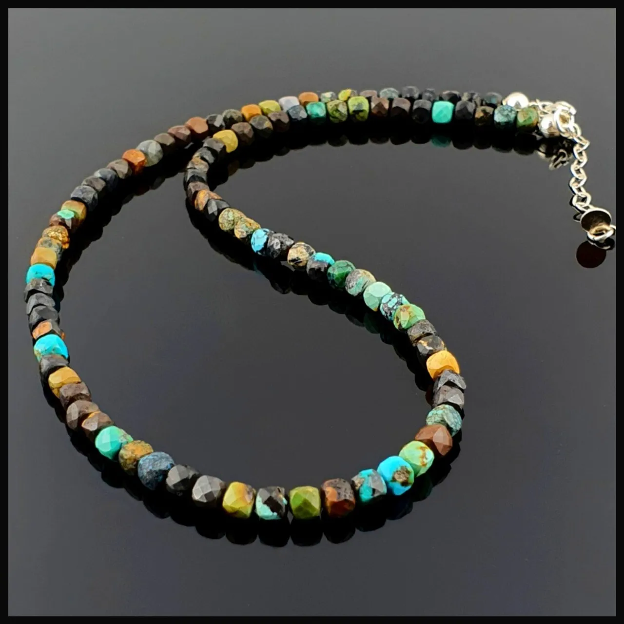 NATURAL AFRICAN TURQUOISE BEADED SILVER NECKLACE
Handmade Natural Gemstone Jewelry

All our design prepares according to your given size with love.

Please visit our esty shop for order;
https://www.etsy.com/shop/SevenArtJewelry

#etsy#handmadejewelry#sevenartjewelry#etsysuccess#etsyshop#etsymarket#uniquedesign#qualityworkmanship#qualitystone#africanturquoise#turquoise#silver#silvernecklace#turquoisejewelry@sevenartjewelry