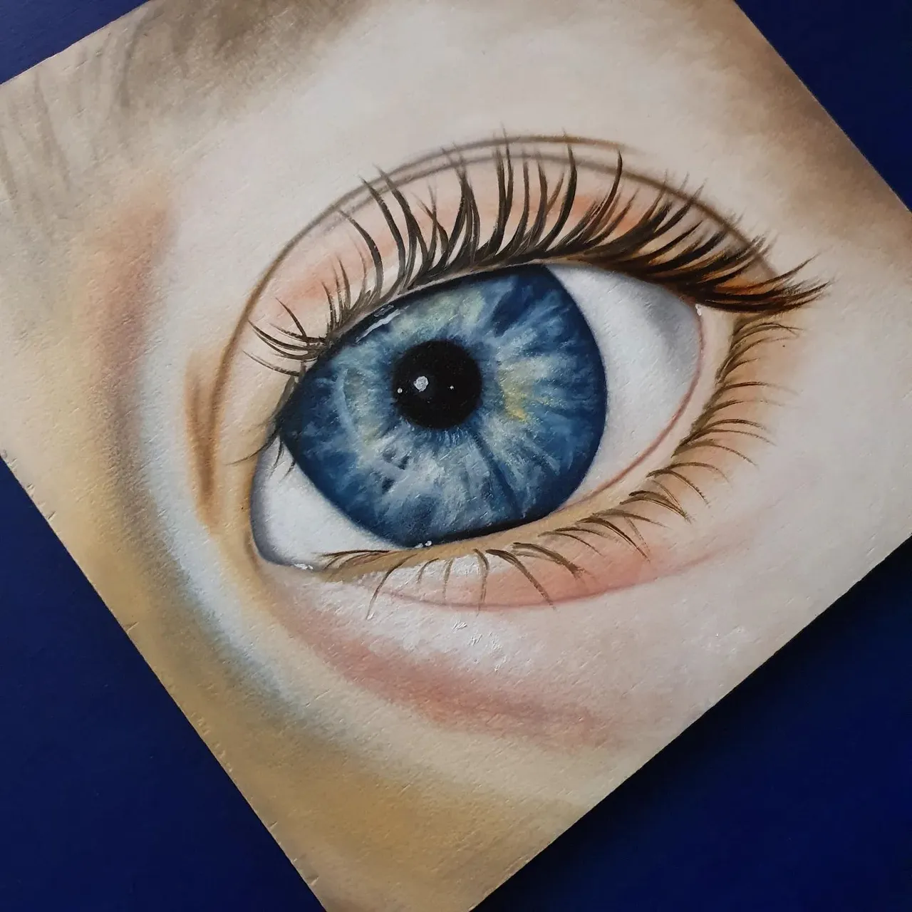 Eye: Jelina Elsmann
We've opened our eyes
Oil on wood
20x20cm
Story of her father:
2.5 years old, born in freedom and with a carefree look, but what my parents find strange, such as wearing a mask or dropping me off at the daycare gate, is already normal for me.
Will I ever experience the free carefree youth my parents had? What kind of future do we have?
If I ever have to write a book thesis, is George Orwell's 1984 fiction or non-fiction? I have so many questions, but please let's continue looking each other in the eyes, loving, and not being fooled by what we are being told.
In the background, of course, Debbie's painting #zipit, which to Jelina might mean 'don't talk with your mouth full' or not swear, for me stands for the government that wants to close the zipper on us. Still, I won't let that happen to me, freedom and freedom of speech and expression are our greatest assets, and if we don't get up and open our eyes, we'll just lose them!2.5 years old, born in freedom and with a carefree look, but what my parents find strange, such as wearing a mask or dropping me off at the daycare gate, is already normal for me.
Will I ever experience the free carefree youth my parents had? What kind of future do we have?
If I ever have to write a book thesis, is George Orwell's 1984 fiction or non-fiction? I have so many questions, but please let's continue looking each other in the eyes, loving, and not being fooled by what we are being told.
In the background, of course, Debbie's painting #zipit, which to Jelina might mean 'don't talk with your mouth full' or not swear, for me stands for the government that wants to close the zipper on us. Still, I won't let that happen to me, freedom and freedom of speech and expression are our greatest assets, and if we don't get up and open our eyes, we'll just lose them!
More information about this art project or interested in participating 👇🏼
https://www.debbievervoort.com/project-info