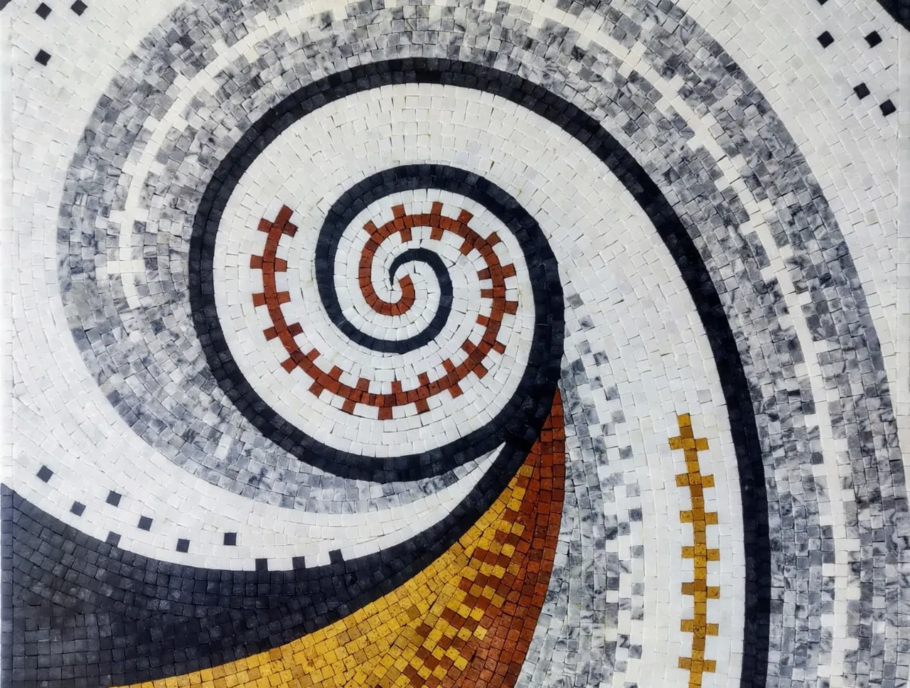 #swirl #waves #handmade #marble #mosaic