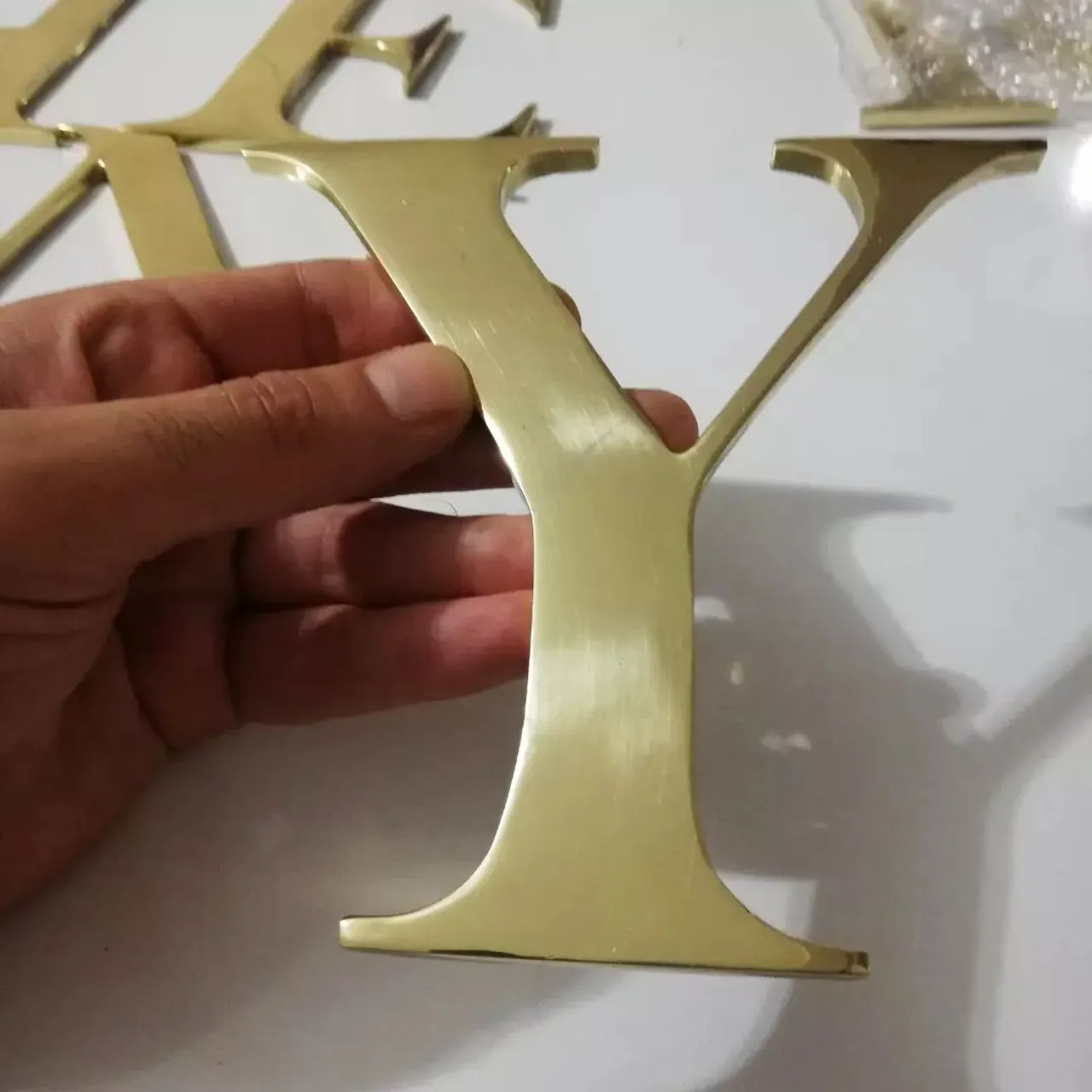 Polished cast brass letters.
8" H - 0.5" thickness

For Henry from #detachment movie.

#brassletters #brassnumbers #brasssign #brushedbrass
#etsy #EtsyStarSeller #etsy_market #antiquebrass #agedbrass #antiqueagedbrass #agingbrassletters #brushedbrassletters #antiquebrassletters #agingbrassletters #castbrassletters #castbrassnumbers #castbrasssign #solidbrassletters #solidbrassnumbers #solidbrasssign #solidbrass