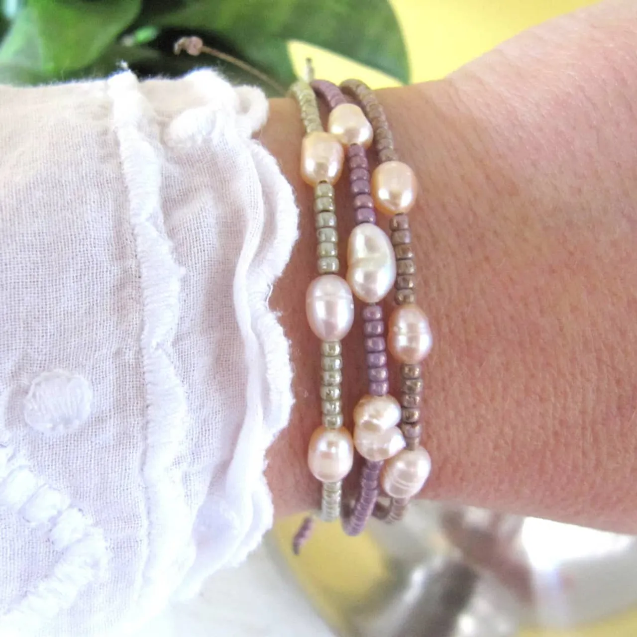 #pearls#beads#bracelets#bohochich#gift#armbänder#pulseras#love#jewelry#handmadewith❤️#etsy#geschenke#bohemio