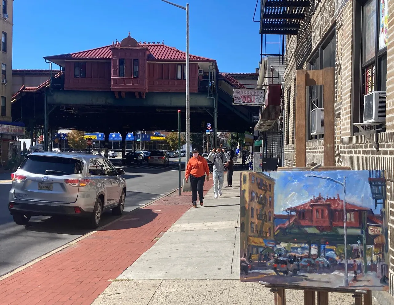 Today in the Bronx, revisiting an old friend at 238th and Broadway. 9x12 oil on panel, sold #paintingsofnyc #paintingsofthebronx #bronxpaintings #bronxpainter#newyorkcityscapepaintings #nycimpressionist #nycpaintings #238thstreetstation #kingsbridgebronx #nycelevatedsubway