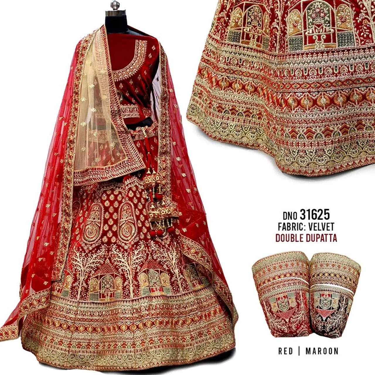 #lehengacholi #lehengacollection #lehengadesign #redweddinglehenga #red #redbridallehenga #receptionlehenga #redlehenga #reception #redvelvetlehenga #weddinglehenga #receptionlehenga #engagementlehenga #doubledupatta