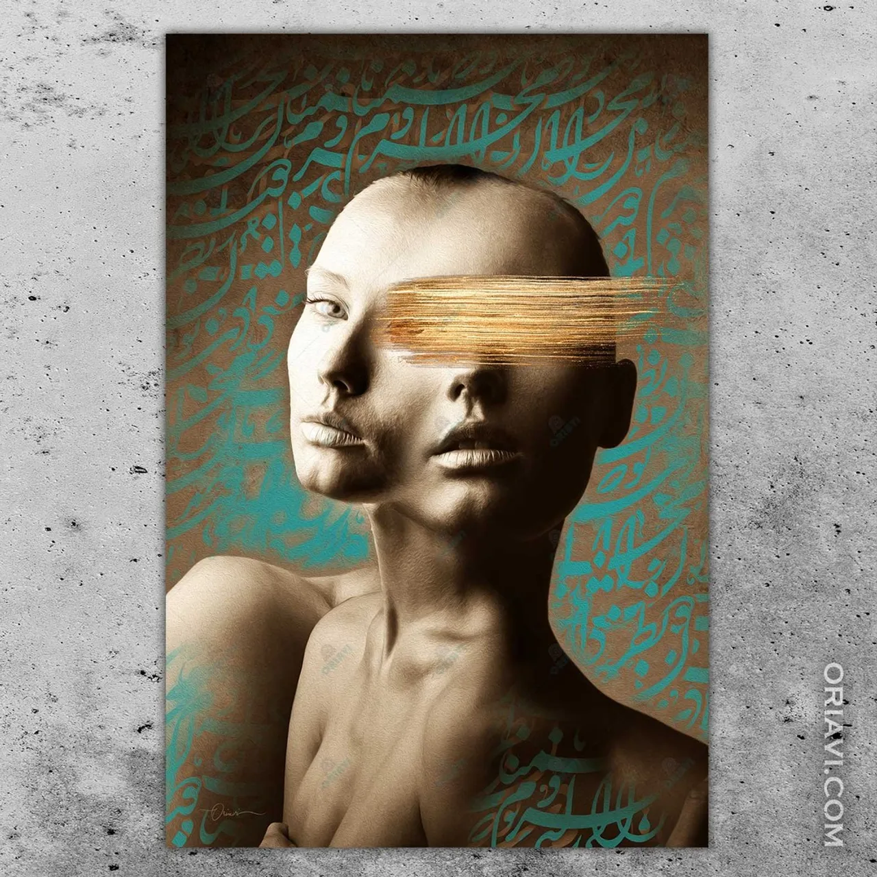 دوستان را کجا کنی محروم
تو که با دشمن این نظر داری
سعدی
█ Designed by one of the best Persian digital and hands-on designers.

Production Facility In United States, Canada And Europe. 
Museum Quality Gallery Wrapped Canvas With Vivid Colors. 
#oriavi #persianwallart #persianhomedecor #iraniangifts #persianartwork #modernart #persianart