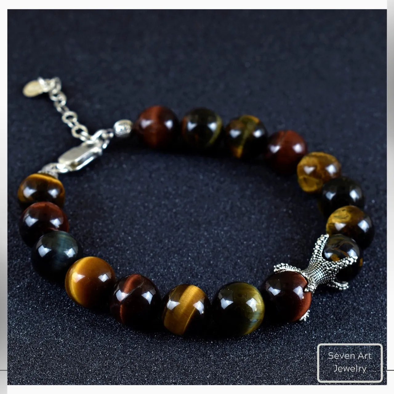 NATURAL TIGER'S EYE & SILVER BRACELET
Handmade Natural Gemstone Jewelry
All our design prepares according to your given size with love.
Please visit our #esty shop for order;
https://www.etsy.com/shop/SevenArtJewelry
#etsy#hematitestone#handmadejewelry#sevenartjewelry#etsysuccess#etsyshop#etsymarket#uniquedesign#qualityworkmanship#qualitystone#tigerseye#tigereye#solidsilver#eagleclaw#tigereyebracelet
