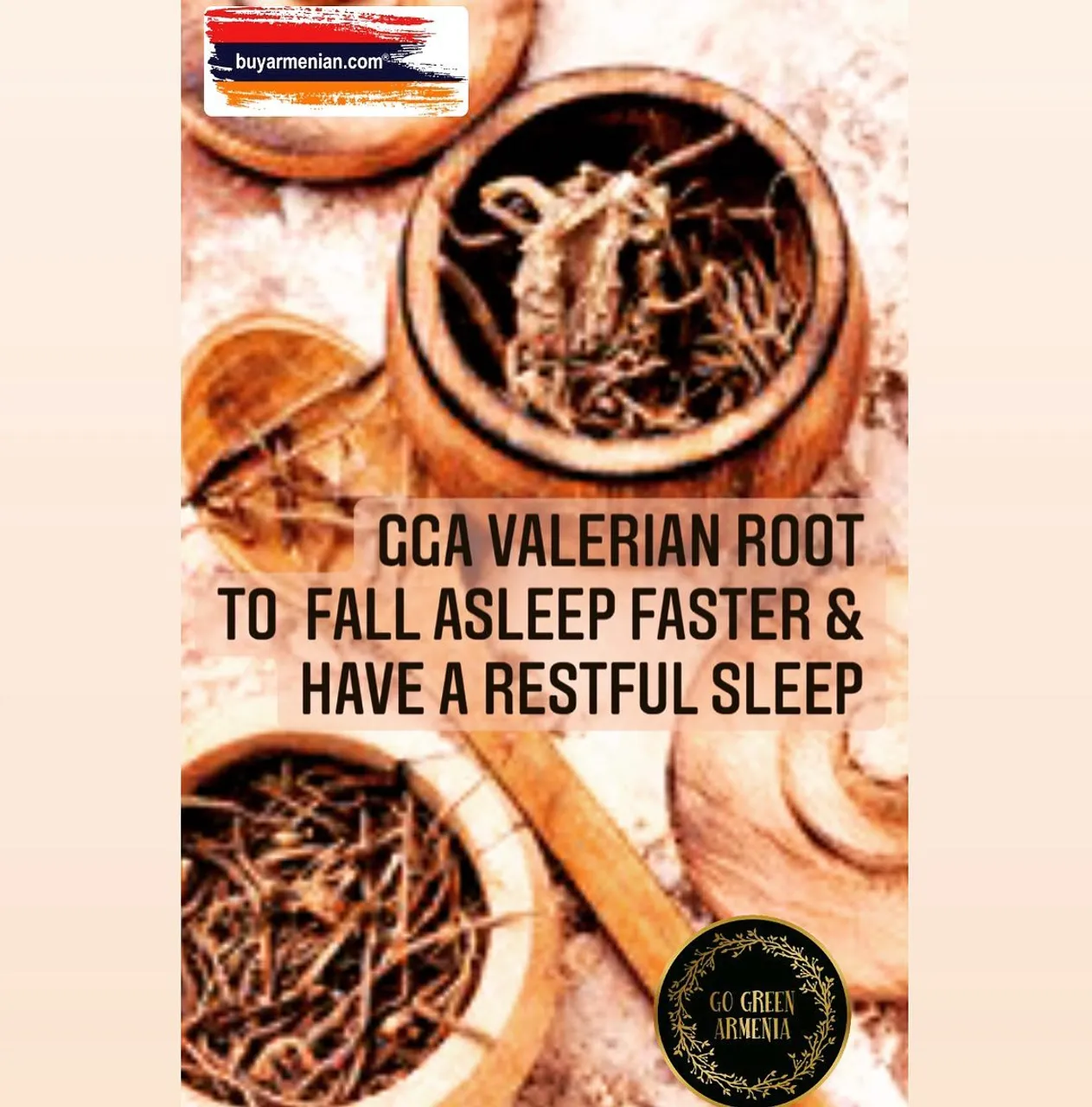 INSOMNIA!?! Try GGA Valerian Root Tea!
The benefits of GGA valerian root tea is that it increases the amount of gamma-aminobutyric acid (GABA) in the brain. As a neurotransmitter, GABA inhibits unwanted nervous system activity. Studies have shown that increased levels of GABA in the brain lead to falling asleep faster and experiencing better sleep.
Here's what you do: Take 1/2 teaspoon of the valerian roots and place it in your cup and add boiling water to it. Cover and steep for 15 minutes and drink 30 minutes to an hour before bedtime.
GGA Valerian Root 10g:1300 amd
Check out all our products on Buy Armenian:
www.buyarmenian.com/store/gogreenarmenia
Like & follow us on FB:
www.facebook.com/GGArmenia
Like & follow us on IG:
www.instagram.com/gogreenarmenia
www.instagram.com/lovegogreenworld
Gift Cards now available at our Stores! Now on https://buyarmenian.com/store/gogreenarmenia/ & https://www.etsy.com/shop/GoGreenWorld ! We invite you to visit our stores in Armenia, located on Tumanyan 26a(open everyday 9:00-21:30), Baghramyan 79 open everyday 9:00-21:00), or call us at +37491 054 279(Whatsapp/Viber/Telegram) for delivery. Also, don't forget to bring back our glass/plastic bottles and jars! Let's make Armenia zero waste!
#gogreenarmenia #BuyArmenian #ggavalerianroottea #valerianroottea #madeinarmenia #code485 #relaxingteas #beautifulteas #ggateas #ggaonbuyarmenian #teas #insomnia #valerianroot #valerian