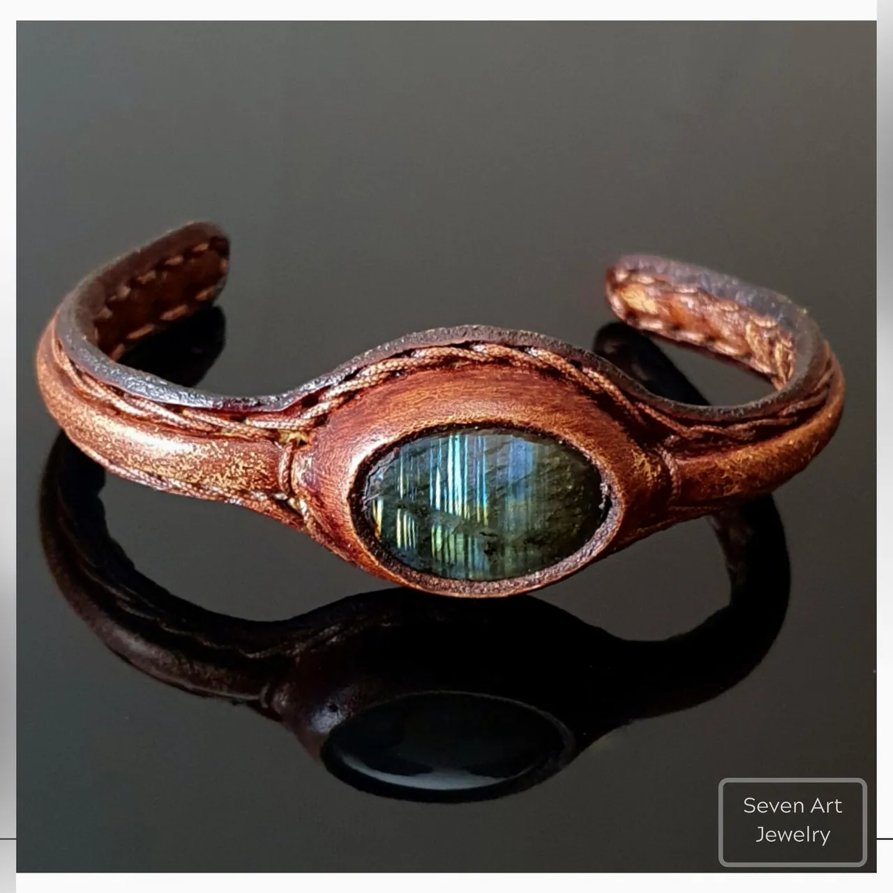 GENUINE LEATHER CUFF WITH NATURAL GEMSTONE
Handmade Natural Gemstone Jewelry

All our design prepares according to your given size with love.

Please visit our #esty shop for order;
https://www.etsy.com/shop/SevenArtJewelry

#etsy#hematitestone#handmadejewelry#sevenartjewelry#etsysuccess#etsyshop#etsymarket#uniquedesign#qualityworkmanship#qualitystone#leather#leathercuff#agate#tigerseye#labradorite#genuineleather