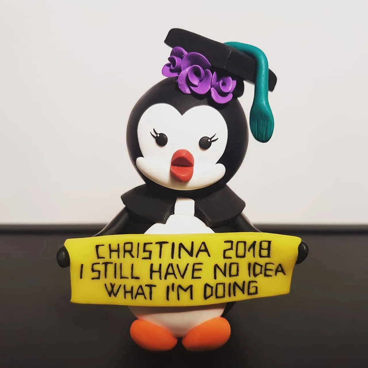School battles are gone. And so is she ๐
This adorable penguin, is flying to New Jersey already, and will be used as an Christmas ornament, when the time comes ๐
If you're interested in my work, go click on the link in my bio ๐
#penguins #penguincake #penguincaketopper #christmasornaments #christmasornament #graduationpictures #graduationparty #graduation๐ #graduations #graduationcake #graduationcaketopper #graduation2018 #graduationgift #etsysellersofinstagram #etsysellers #etsyshopowner #etsyshopping #etsyartist #polymerclayartist #polymerclayfigurine #sculpting #handmadegift #personalizedgifts