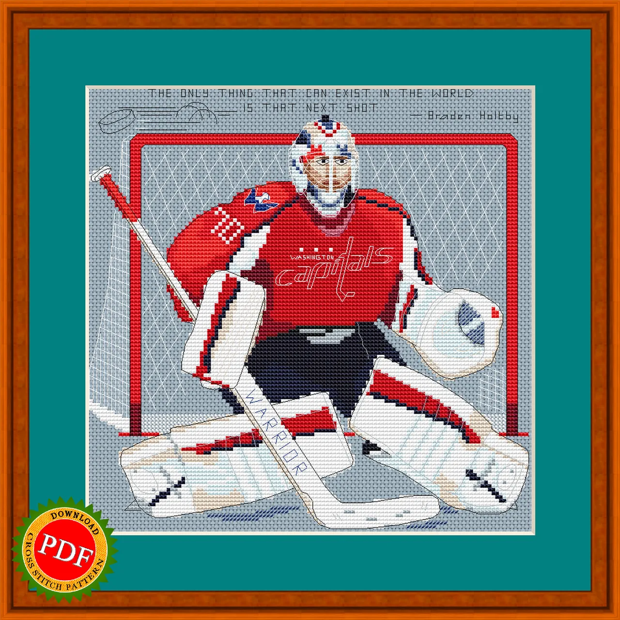 ★ The #Goalie #CrossStitchPattern features a highly detailed design of a skilled #goaltender in action, perfect for any #hockey fan or #stitching enthusiast. This unique #pattern showcases the signature style and technique of popular goaltender #BradenHoltby, making it a must-have for any fan of his talent and skill on the ice. With intricate stitching and varying colors, this pattern will be a challenging yet rewarding project for any #crossstitcher. Display your love for the game and admiration for #Holtby with this striking and one-of-a-kind #crossstitch pattern.

🔎 https://ballwool.com/products/60301