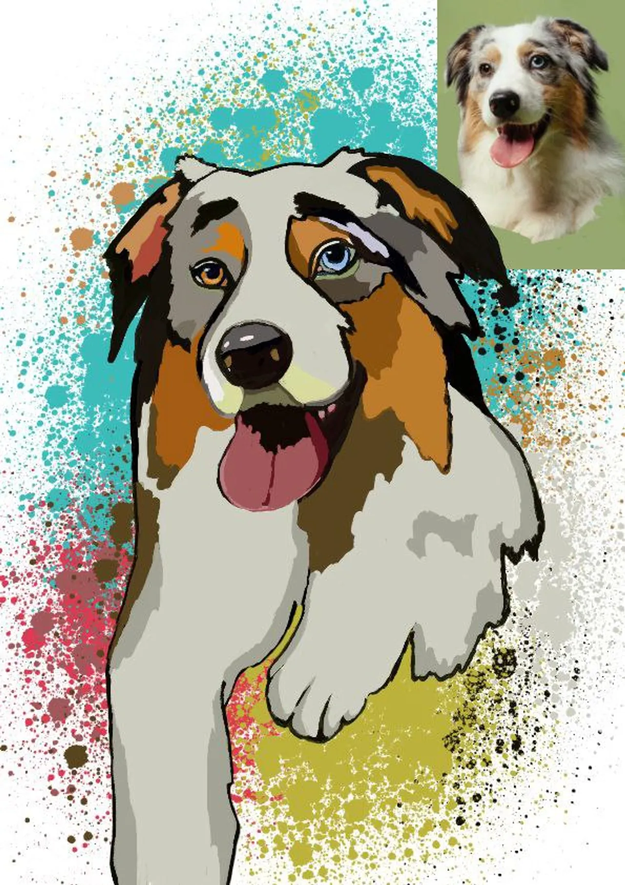 Custom pet portrait. Digital Download.
The Custom Pet Portrait is a unique and personalized way to immortalize your beloved pet. It is a digital download that can be easily printed and framed for display in your home. I will create a one-of-a-kind portrait of your furry friend based on a photo you provide. This product is perfect for pet owners who want a special and lasting tribute to their furry companion. It also makes a great gift for pet lovers. With the Custom Pet Portrait, you can cherish your pet's memory forever.
And with a high resolution 300 dpi digital download option, you can print our artwork on anything you choose - from canvas to mugs, t-shirts to phone cases, and more!
You can buy this original oil paintings using the link
https://ballwool.com/products/68728