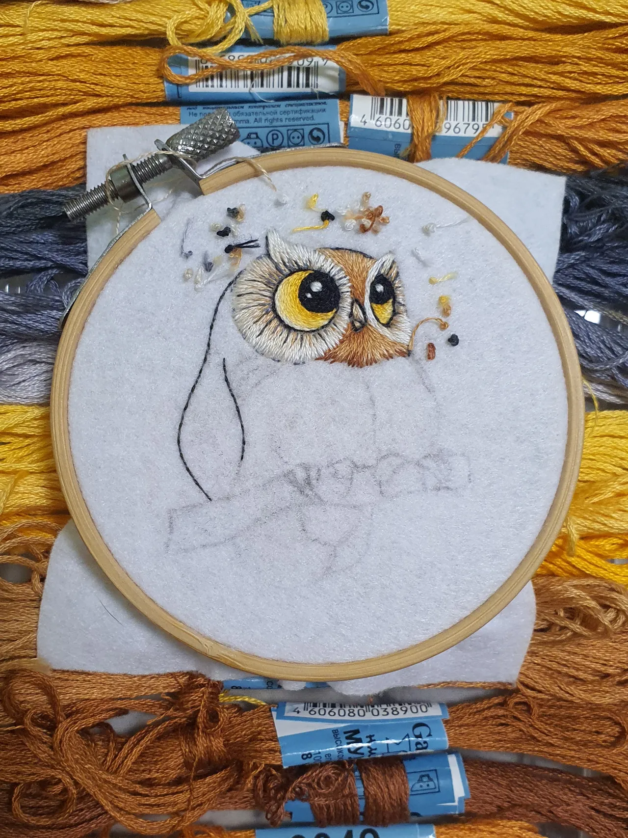 "Where is my owner?"— cries a recently fledged chick.  
I honestly reply: "There will be one!"  

In the meantime, I’m sharing with you the process of creating this cute little owl.  
Give me a like as a sign that you enjoy posts like this!