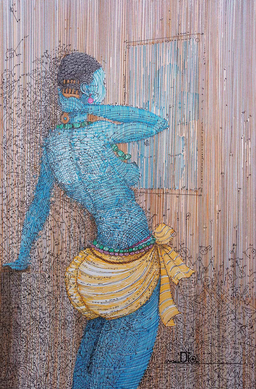 Admire #3
link- https://artofdio.com/product/admire-3-nude-girl-nude-art-nude-painting-african-art-african-painting/