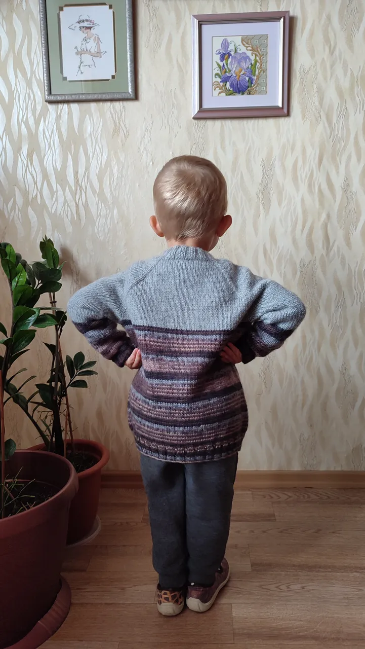 I have a jacket ready for a 3 year old boy