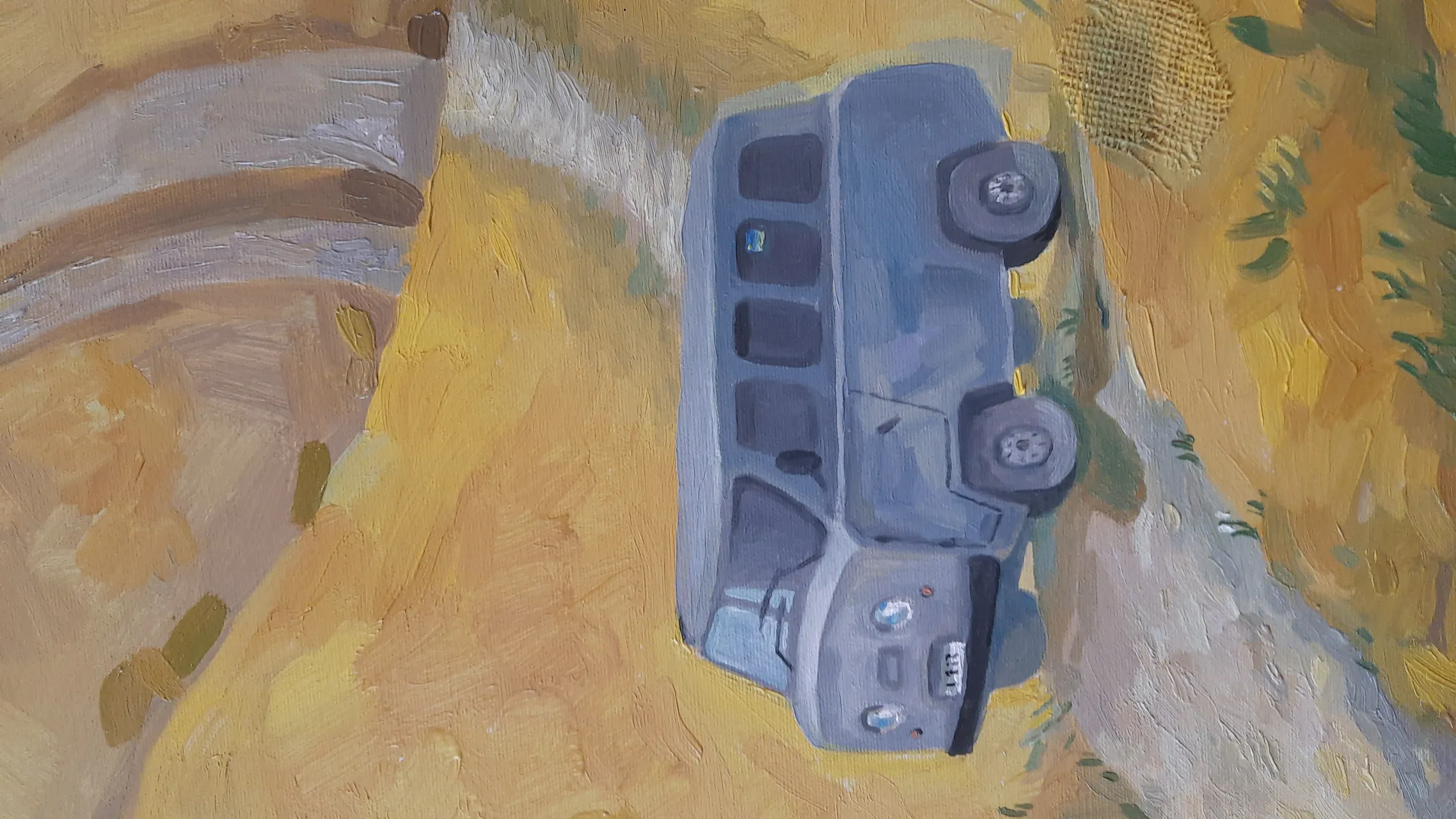 Yesterday I finished my new oil painting. This work is custom made.The painting has already been bought. This is a gift for a businessman. He worked for some time in Russia, and now he is returning to his homeland. His colleagues give him this painting as a parting gift.

#oil #painting #canvas #Russia #Baikal #Olhon #roud