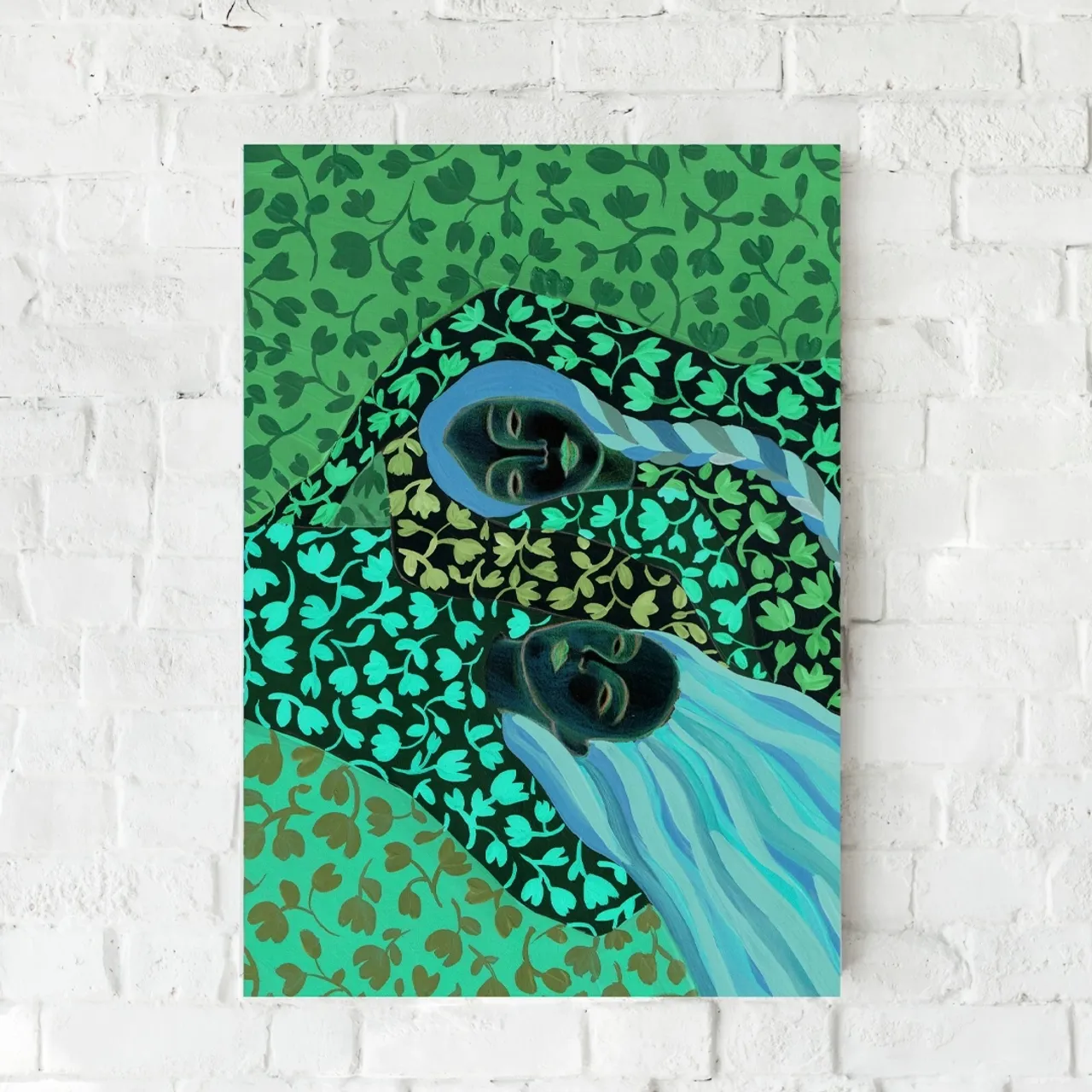 art print digital illustration 🌿💚🖌️🎨🖼️