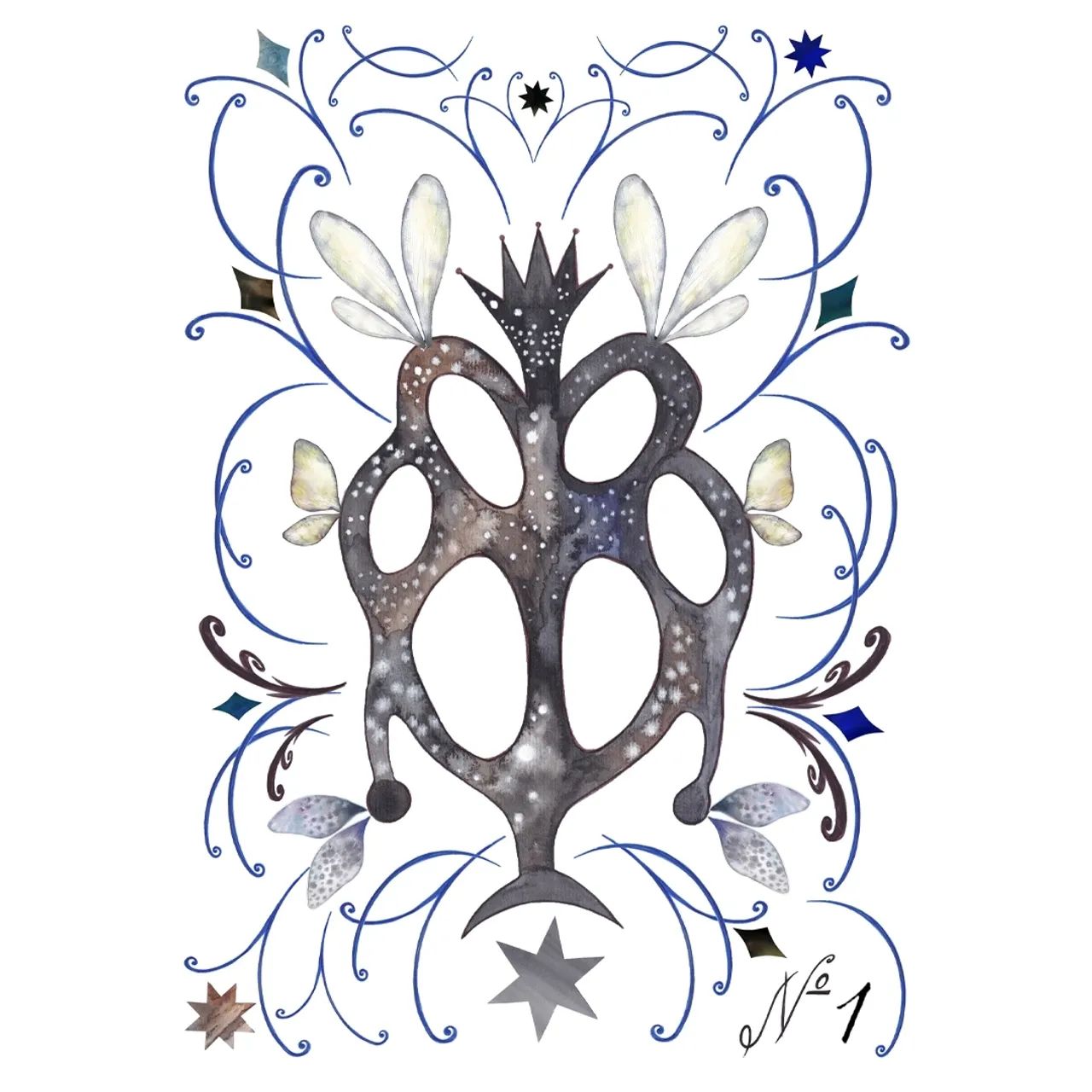 art print digital illustration 🦋🎨🖌️🖼️🌠