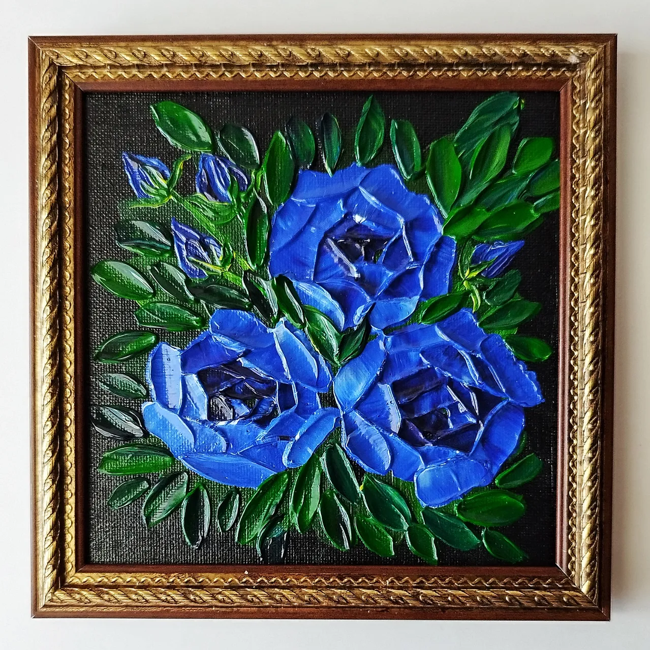 Acrylic on canvas board + frame 6*6"