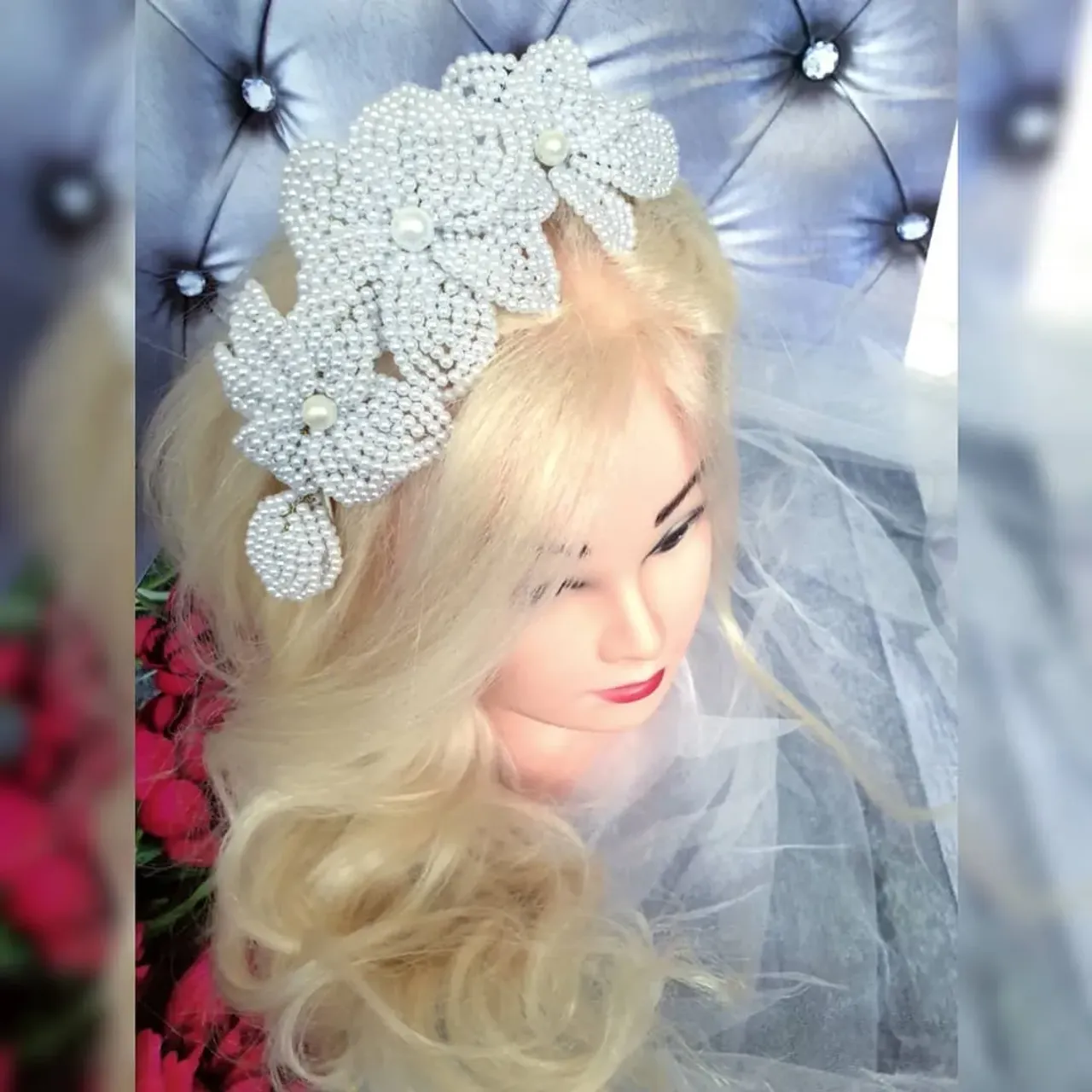 Ободок из бусин, массивный и в то же время очень нежный
Цена 150грн 
#ободки#ободокизбусин#ободокручнойработы#аксесуарыручнойработы#аксесуарыодесса#аксесуарыукраина