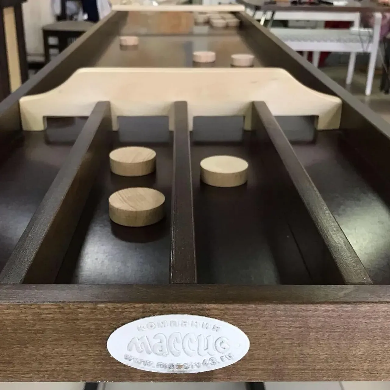 Настольная игра жульбак«Jakkolо». Оказывается огромные залы собирает эта игра. Мы изготовили на заказ большую партию таких игр для «общества инвалидов», а один экземпляр оставили себе,  для образца. Так что можно заказывать нам. Цены Вас приятно удивят, ниже любого интернет-магазина. Звоните, пишите, договоримся. ✅Отправка в любую точку! ——————
✅Договорная цена! ——————————
✅Гарантия качества! —————————-
📲+79128261875 ————————————
—————————————————————
Board game zhulbak "Jakkolo". It turns out huge halls collects this game.  We made to order a large batch of such games for the "society of the disabled", and left one copy for ourselves, for the sample.  So you can order us.  Prices will pleasantly surprise you below any online store.  Call, write, we will agree. ✅Sending to anywhere! ———————
✅ Negotiable price! ——————————-
✅Quality guarantee! ——————————
📲 + 79128261875 ———————————
————————————————————-
#настольныеигры #жульбак #жульбакджакколо #джакколо #джакколо👀 #джакколоназаказ
#изготовлениенастольныхигр #деревянныеигры #изделияиздерева #изделияиздереваназаказ #jakkolo #board #boardgamer #boardgame #boardgames #massiv43 #массив43 #wood #woodwork #woodworking #изготовлениемебели #изготовлениеигр #игранастольная #игранастольнаядлядетей #игрынастоле #фишки