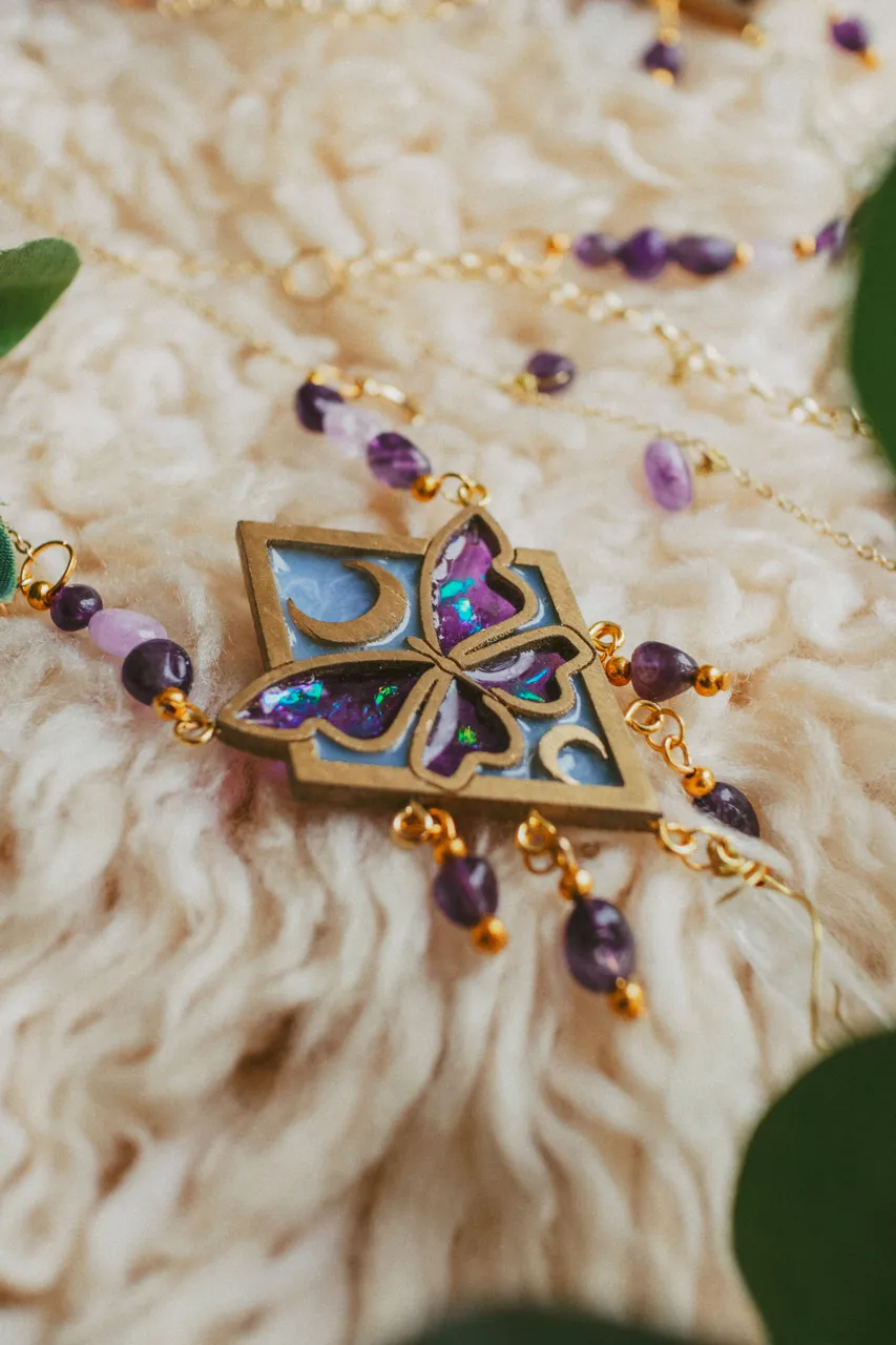 Which necklace is your favorite? Moonlight Serenity jewerly line by MaylinaSoul is live now!