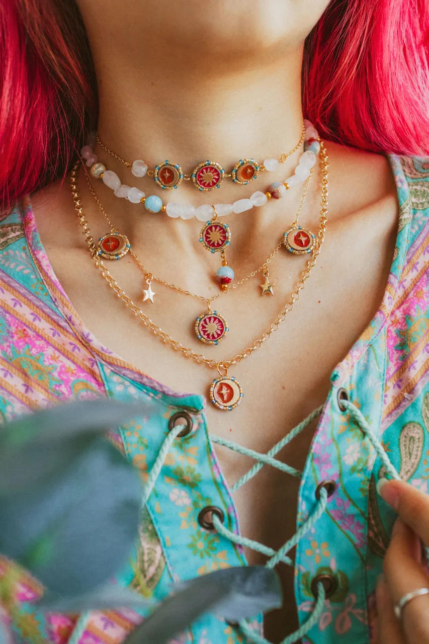 When The Sun Meets The Moon jewerly line by MaylinaSoul is live now!