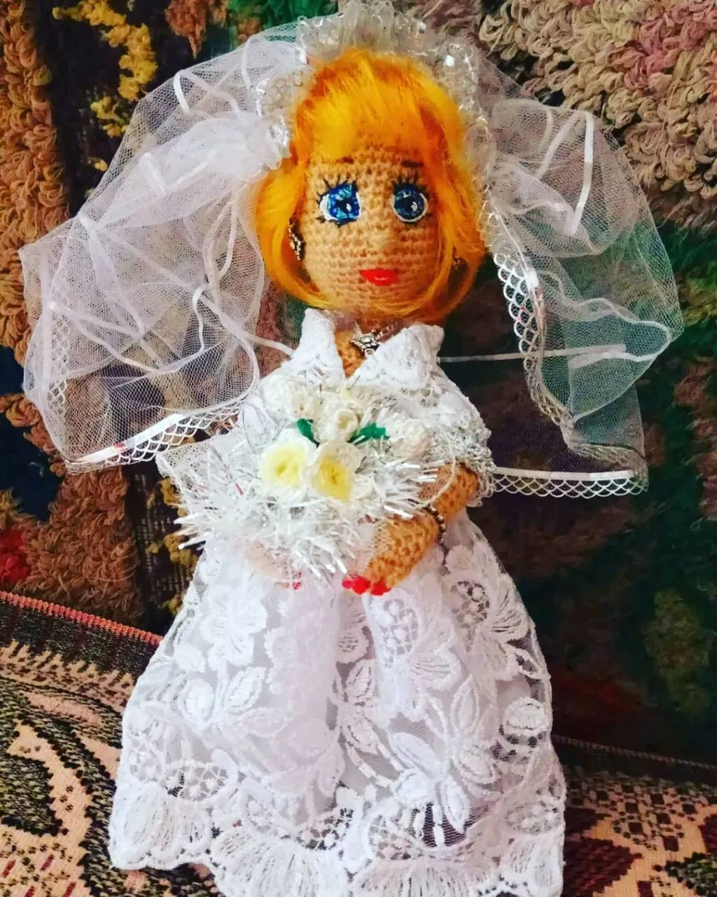 Невеста
#невеста #свадьба #кукла #куклы #кукланевеста #куклыручнойработы #куклакрючком #вязание #вязаниекрючком #вязаныеигрушки #вязаныекуклы #амигуруми #амигурумисвоимируками #амигурумикукла #амигурумикрючком #amigurumi #handmade