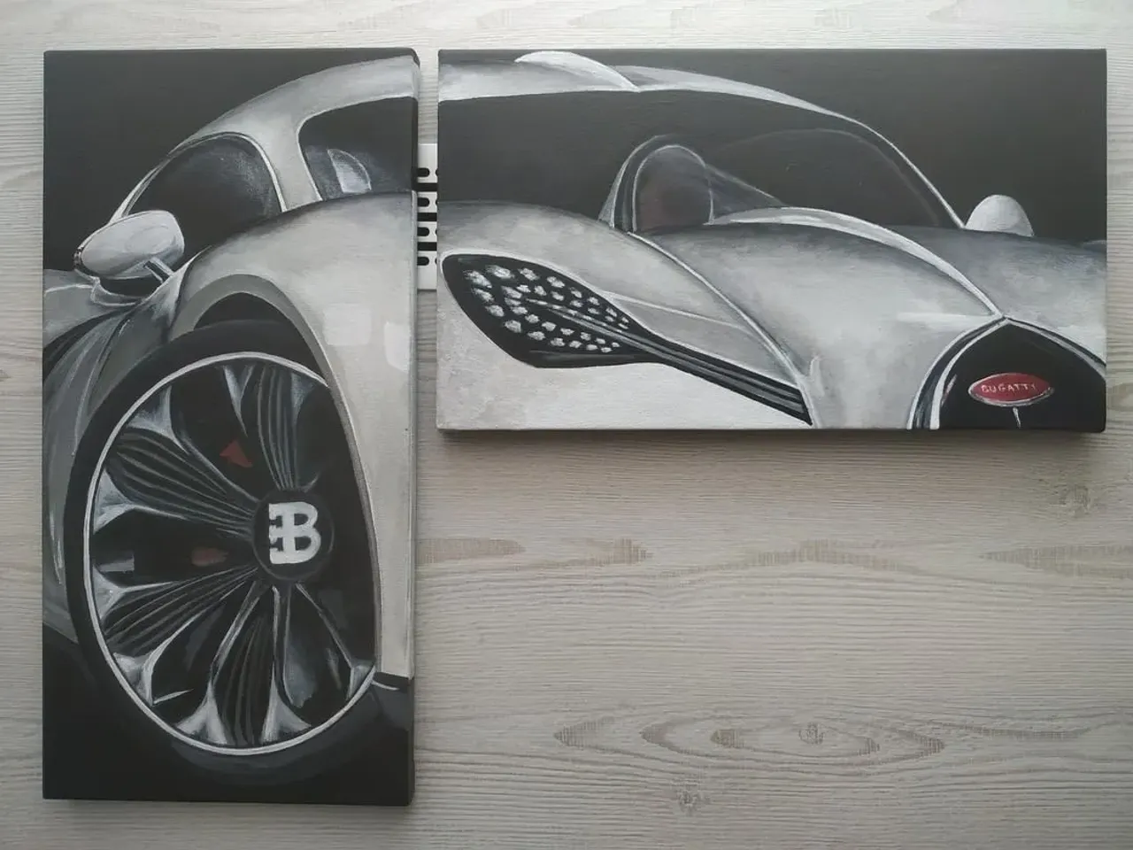 Название картины "Bugatti #Veyron". В наличии.
⠀
#Диптих. Состоит из 2 модулей.
Это не обязательно про что-то помпезное и старое. #Bugatti изображён стильно, современно и, в самом деле, круто смотрится. 😉
Стена, на которой припаркуется такой шикарный #автомобиль 🏎 🚗оживет в один момент! Особенно, когда эту картину использовать в качестве оформления вокруг лаконичной полочки.
Отлично сработает для #визуализации самых смелых мечт, кстати! 😉
⠀
Размеры модулей: #Колесо  20 х 40, #Кабина 35 х 20
Холсты на подрамнике, среднее зерно, #хлопок.
#Галерейнаянатяжка холста. Рама - обработанная сосна, без запаха, экологична в помещении!
#Полотно грунтованное акриловым грунтом. #Ручная_работа. #Высокое_качество.
#Бренд: ROSA
Матовые #акриловыекраски ROSA Studio
⠀
Ставьте ❤️, если работа понравилась 🙂
Делитесь, рекомендуйте!
Сейте кармические зерна 🙂
🔸🔸🔸
✍️ 📧 Пишите для большей информации или заказа картин 🙂
⠀
🖌️Художник:
#blagota_artist #благота_художник #интерьер #картина #картинаназаказ #современнаяживопись #art #painting #contemporaryart #paintingforsale #interiorpainting #pictures #finearts #искусство #акрил #галерея