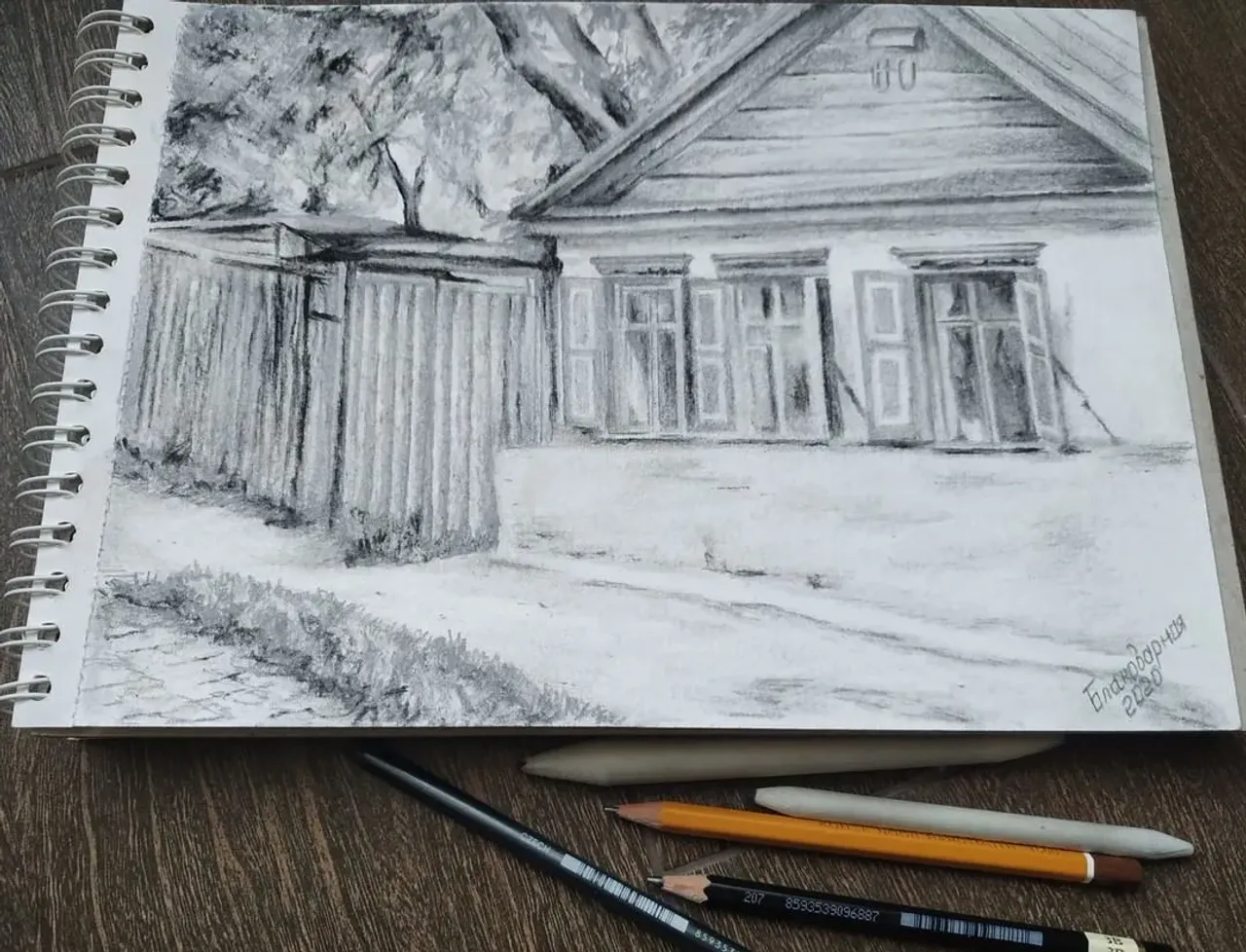 Рисунок "Околицы Татарки"

#blagota_artist
#благота_художник
#БлагоТа