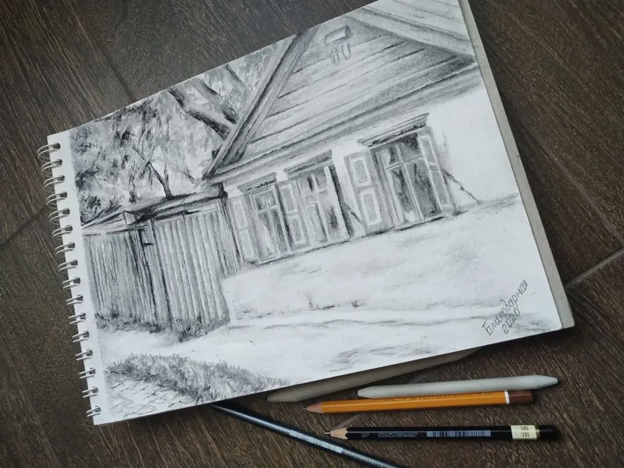 Рисунок "Околицы Татарки"

#blagota_artist
#благота_художник
#БлагоТа