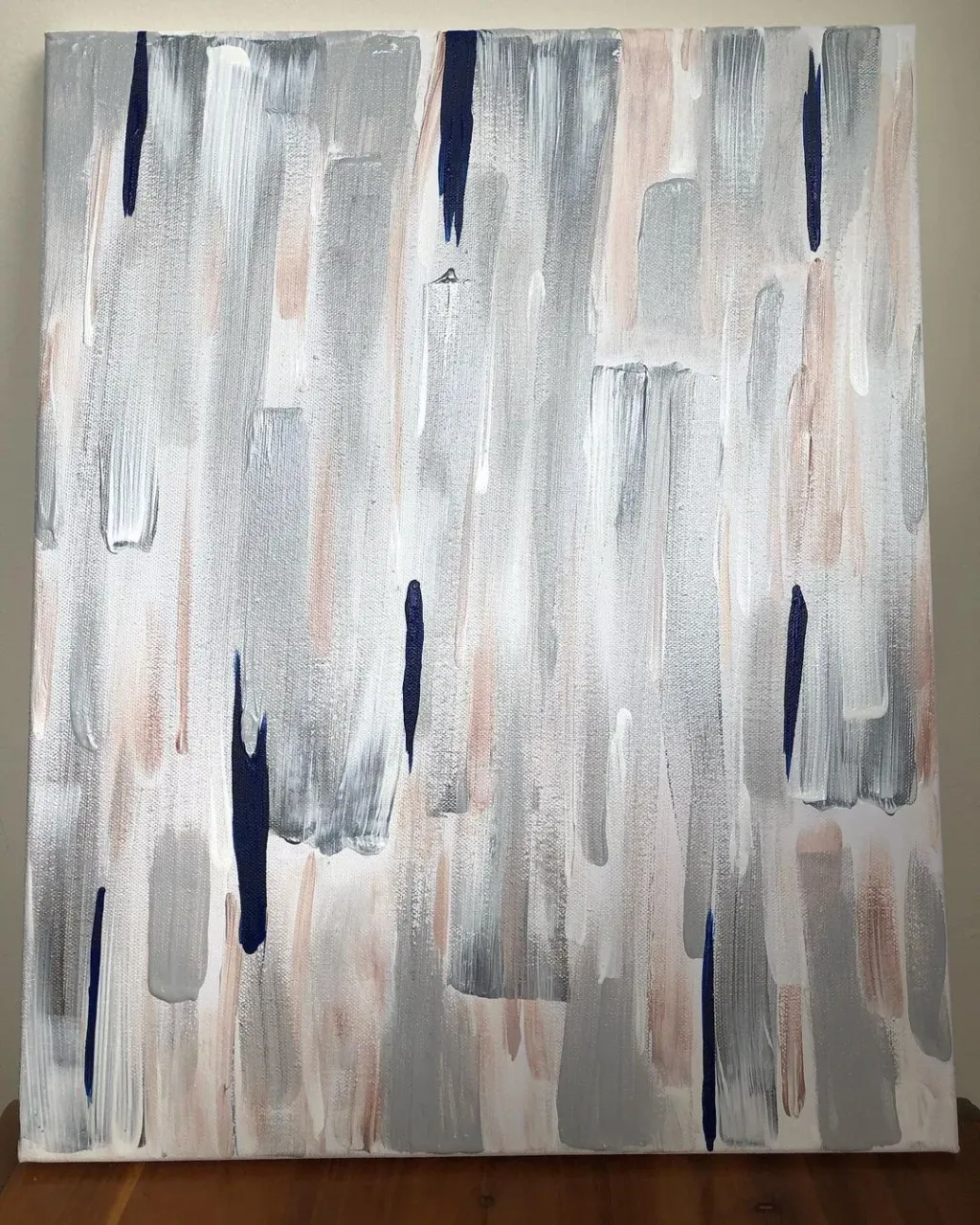 Want a unique piece of art? Come get your own hand painted canvas?  Te gustas? Mándame un mensaje si quieres uno!  #happypainting #canvas #acrylic #neutral #handmade #gift #paint #accessory #abstract #modern #brushstroke