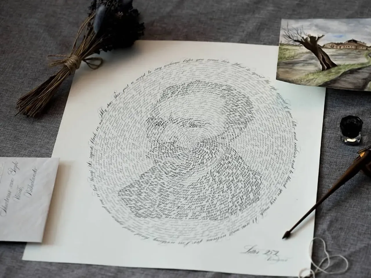 5 фактов о письмах Ван Гога:
⠀
1. Ван Гог написал более 2000 писем. Винсент часто переписывался со своими братьями и сестрами.
⠀
2. Ван Гог написал много писем на Французском. Он был Датский художник, но французский язык в то время был важным международным языком.
⠀
3. Ван Гог добавлял скетчи в свои письма. Таким образом он показывал Тео и другим художникам над чем он сейчас работает. Он всегда подписывал цвета на чёрно-белых рисунках, чтобы собеседник мог представить картину в красках.
⠀
4. Вместе с письмами Винсент часто отправлял свои картины по почте.
⠀
5. Ван Гог иногда рассказывал секреты. Винсент с братом очень доверяли друг другу и часто делились секретами.

Моя выпускная работа на курсе Спенсериан в @nikolietta_school 

Я написала отрывок из письма 252 Винсента к брату Тео. И добавила небольшой скетч акварелью, который был приложен к этому письму.

#spencerianstudy #spencerianlettering #spencerianpractice #spencerianscript #spencerian #vangogh #vangoghletters #calligraphy_art #calligraphylove  #calligraphymasters #penmanship #copperplatecalligraphy #каллиграф #каллиграфическиекартины #каллиграфиятонкимпером #calligraphybasics