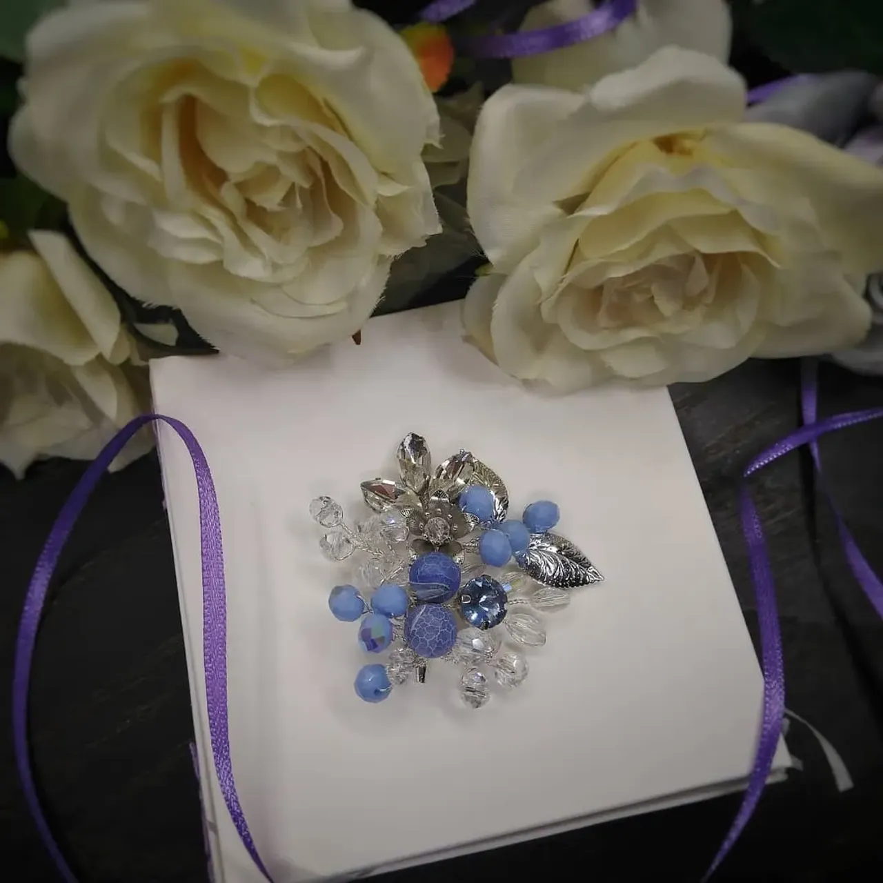 Брошь с голубым агатом
🌹В наличии
🌺Натуральный агат, чешские хрустальные бусины, стразы, металлические цветы и листья
🌷Отправка по миру
🌼0982134393
#брошьназаказ #брошьручнойработы #подарокподруге #подарокмамеукраина #подарокжене #брошьсагатом #украшенияназаказ #украшениянасвадьбу #украшениянавыпускной #украшениядляневесты #украшенияизнатуральныхкамней #handmadebrooch #bridalbrooch #brooch #handmadegifts  #handmadejewelry #handmade #weddigjewelry #wedding #weddingaccesories #bridaljewelry #olgamoshandmade