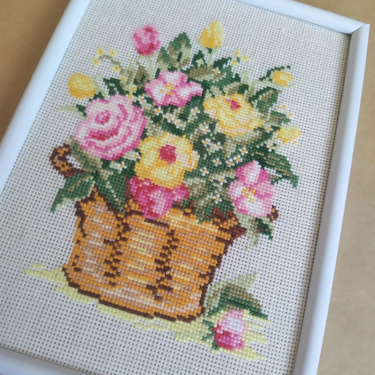 Finished cross stitch for your home decor