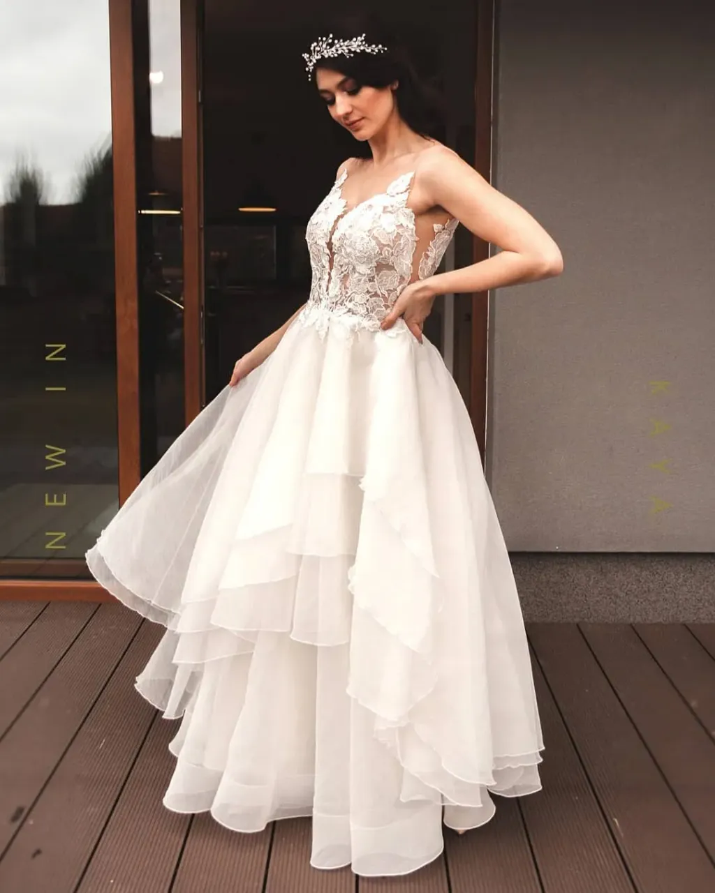 Just before Easter 🐰, we present you another novelty from our 2020 collection! 🥰 Here is Kaya, airy and light as a cloud, a wedding dress made of beautiful lace with a rose motif and a layered organza skirt! Doesn't it look light? 
You can order Kaya wedding dress online here:
👉 https://www.etsy.com/listing/776195794/
---
Handmade wedding and evening dresses. Buy ready dress or make online custom order on our Etsy shop
👉 Link in bio https://www.etsy.com/shop/AtelierLuckyDress 
#WDOfficial #WEDDINGPEACE #WeddingChicks #WIPresets #misstomrsbox #bride #brides #bridestory #bridetobe #bridedress #bride2be #brideinspo #bridetobe2020 #wedding2020 #dressmaker #bohoweddinginspo #bohoweddingstyle #bohoweddinggown #bohodresses #bohodressstudio #rusticdress #rusticdresser #rusticweddingideas #rusticweddingdress #rusticweddingstyle #organzaweddingdress #layeredweddingdress #airyweddingdress #lacetopweddingdress #alineweddingdress 
Model: @tanushka_teti
Photos: @ninelzakaryan_photo
MUA: @olahajto