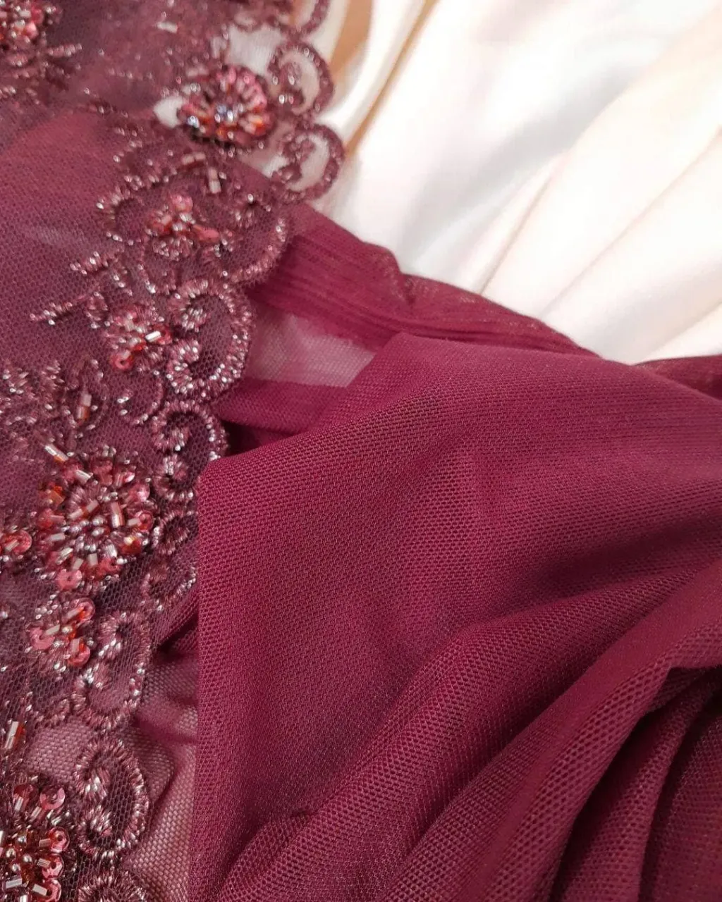 In our Wedding Atelier, not only wedding dresses are made. Here, the sister of the Bride @braniaania also decided to design and sew a dress for wedding together with us.😍 It will be an evening creation in the color of red wine (unfortunately the pictures do not reflect the actual color). The bottom will consist of soft tulle and bright silk lining, we will use this richly decorated Italian lace to make the top. We can't wait for the end result!🥰🥰🥰 Do you want to design with us your evening dress? Please, make custom order on our Etsy shop 👉 Link on bio
---
Handmade wedding dresses and evening dresses. Buy dress or make custom order on our Etsy shop - AtelierLuckyDress.
#weddingdress #dressforwedding #bridesmaiddress #eveningdress #maxidress #customdress #tailoreddress #vinedress #redvinedress #lacedress #tulledress #engagementdress #engagementday #bridesmorning #glamourdress #designdress #fashiondesigner